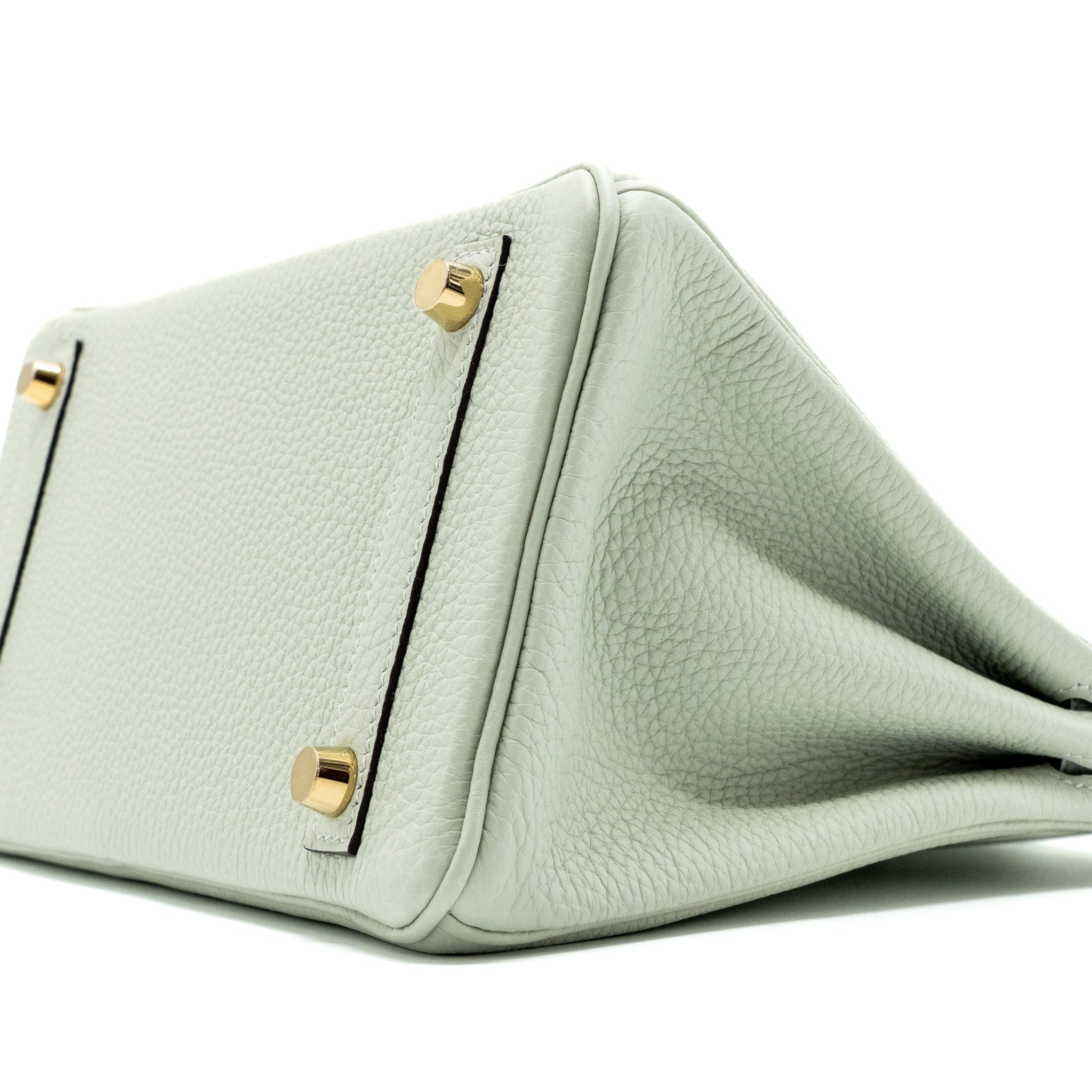 Hermes Birkin 25 Togo Gris Neve GHW Stamp B - Image 8