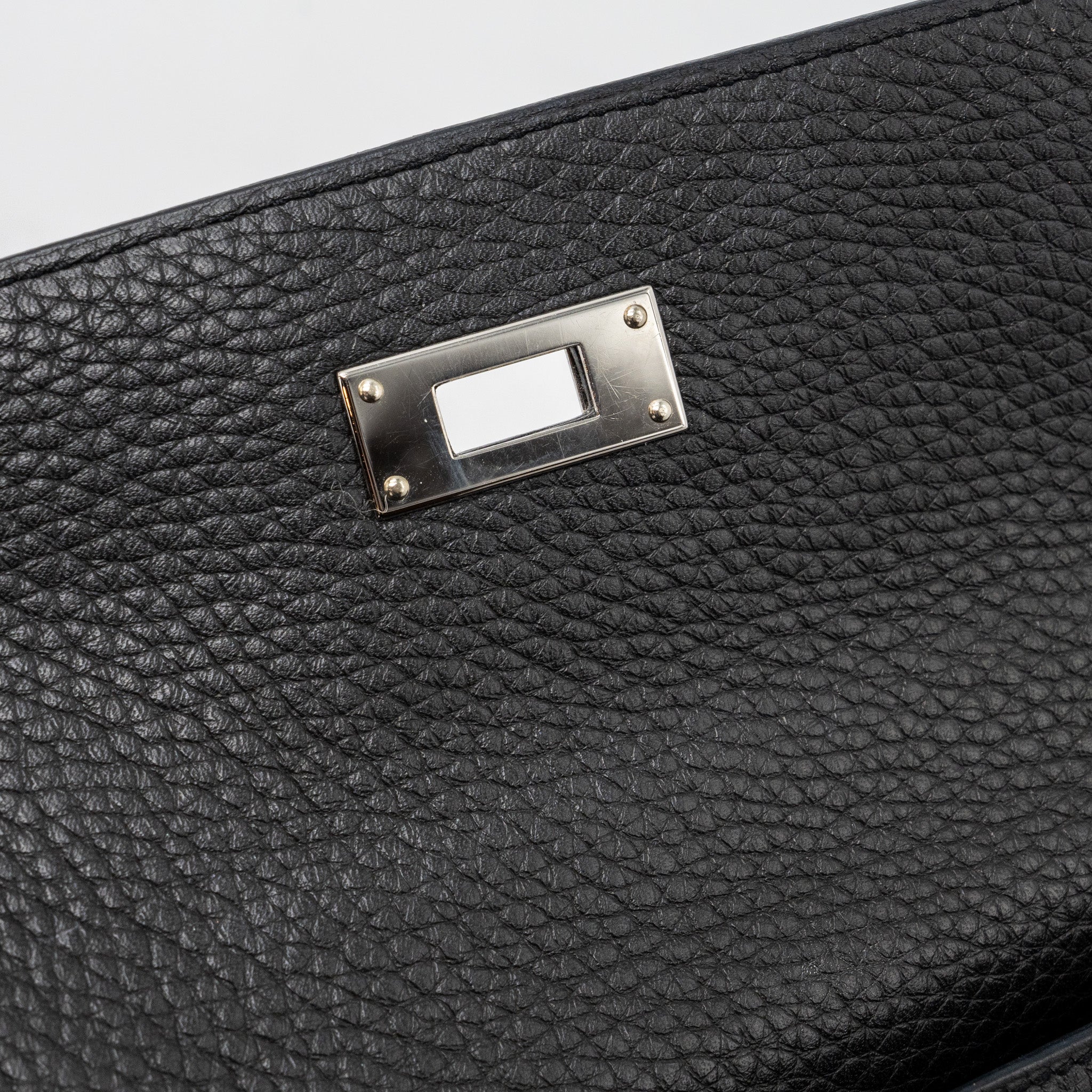 Hermes kelly 28 clemence plomb SHW stamp X - Image 13