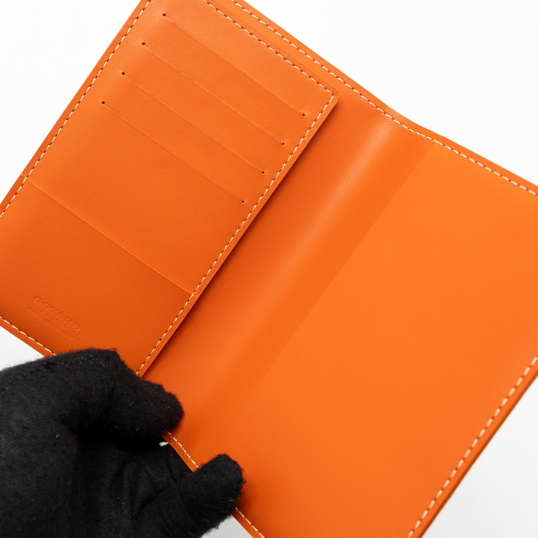 Goyard Passport Holder Canvas Orange - Image 7