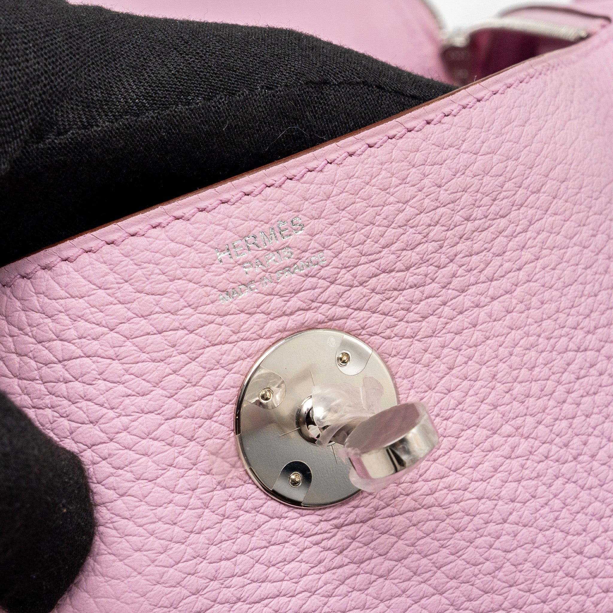 Hermes Lindy 26 Clemence X9 Mauve Sylvestre SHW Stamp U - Image 9