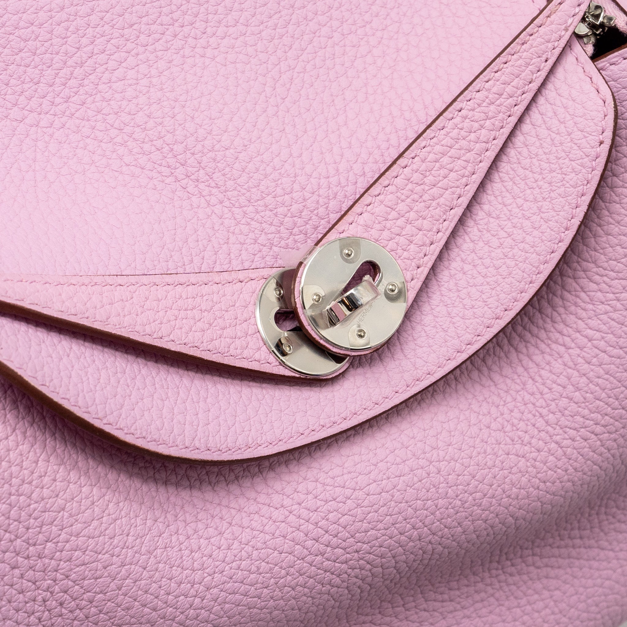 Hermes Lindy 26 Clemence X9 Mauve Sylvestre SHW Stamp U - Image 14