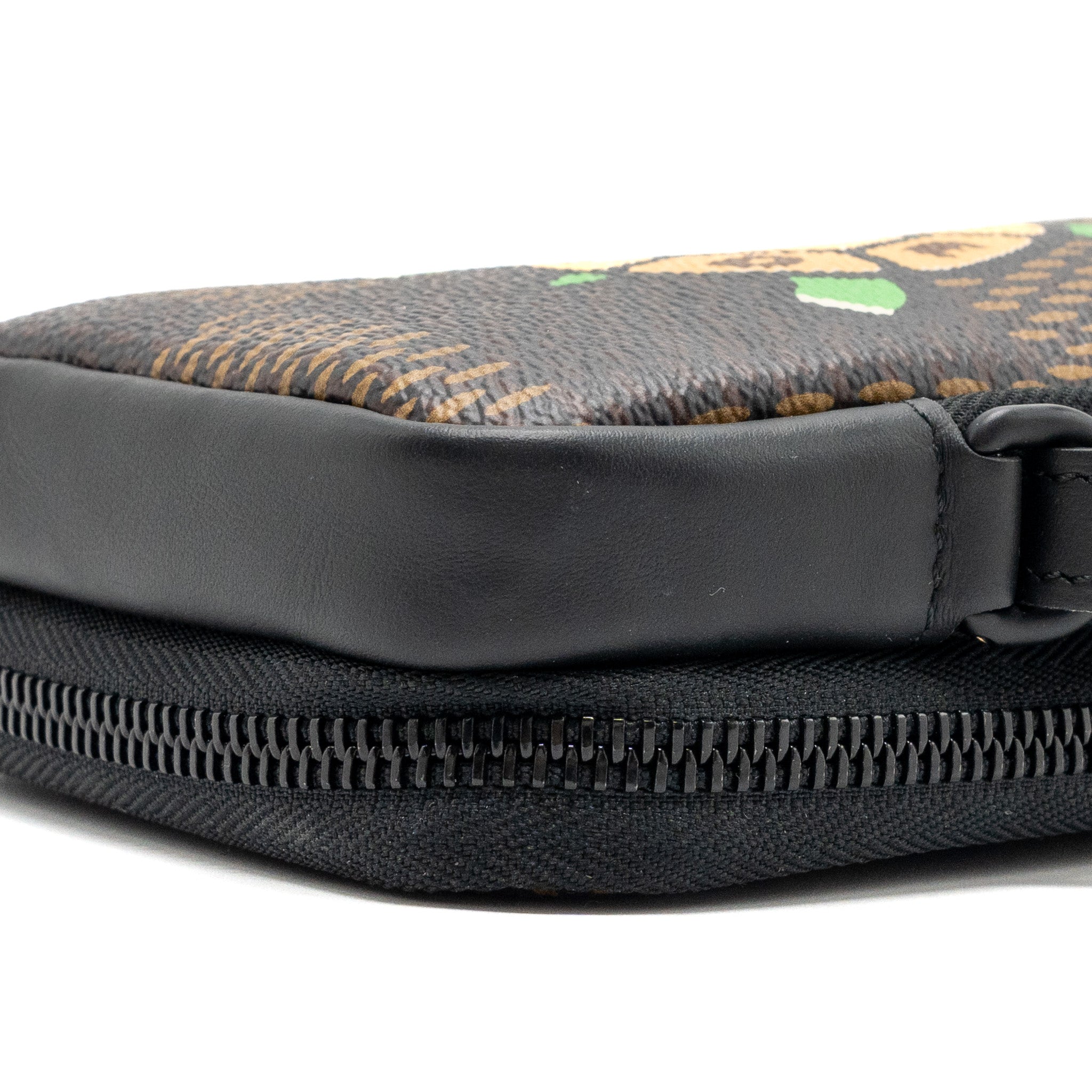 Louis Vuitton Nigo double phone pouch limited edition black hardware - Image 7