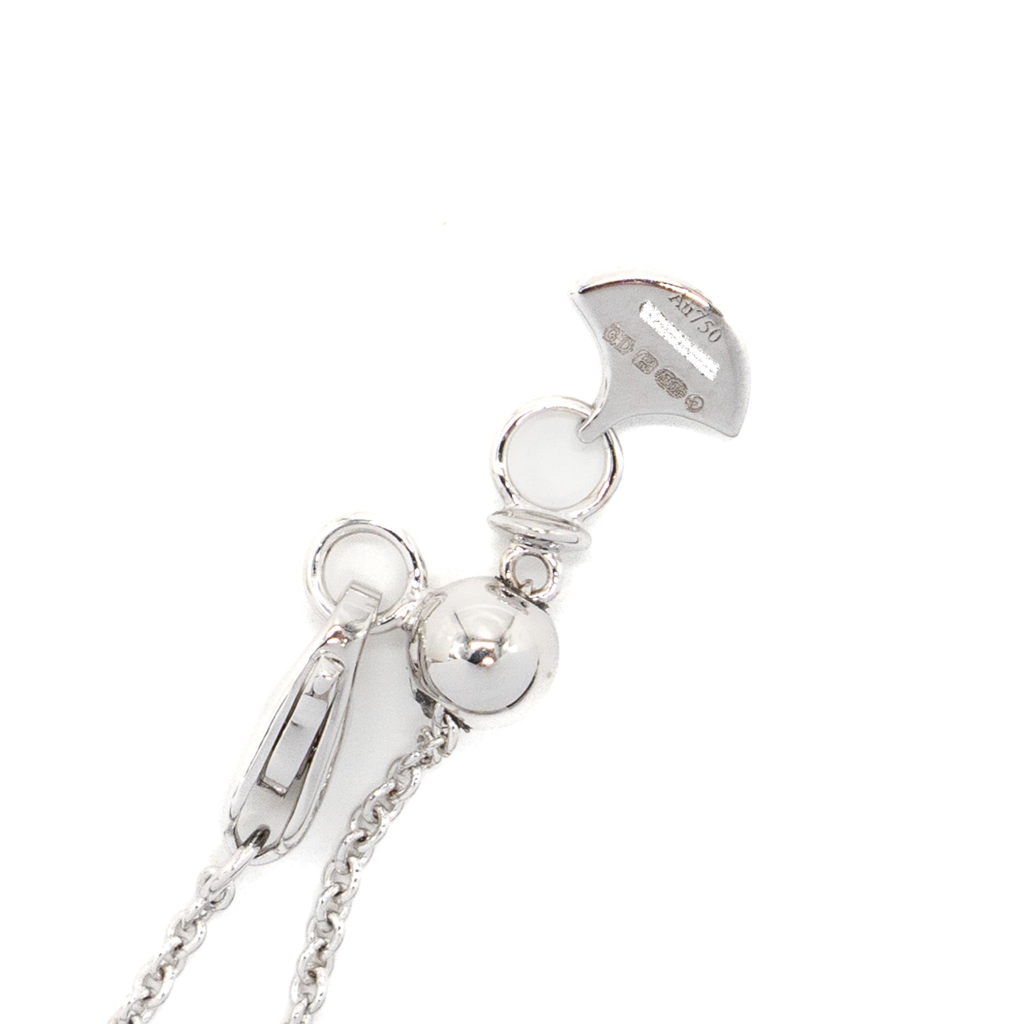 Graff Double Butterfly Silhouette Pendant white gold diamonds - Image 6