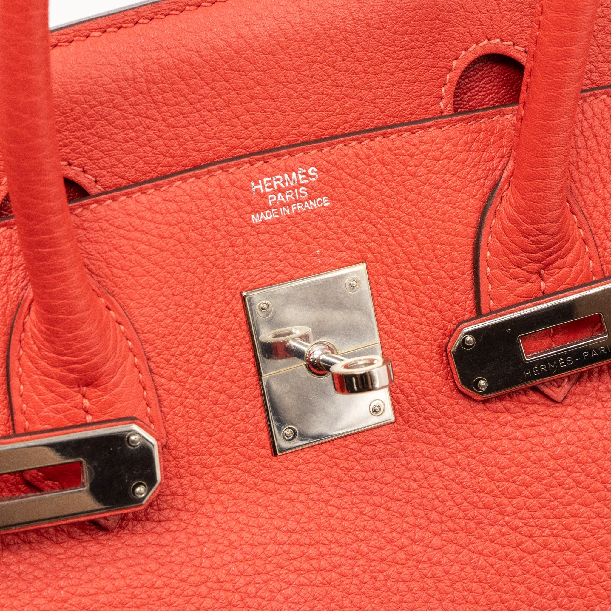 Hermes birkin 30 togo rose Jaipur SHW stamp T - Image 11