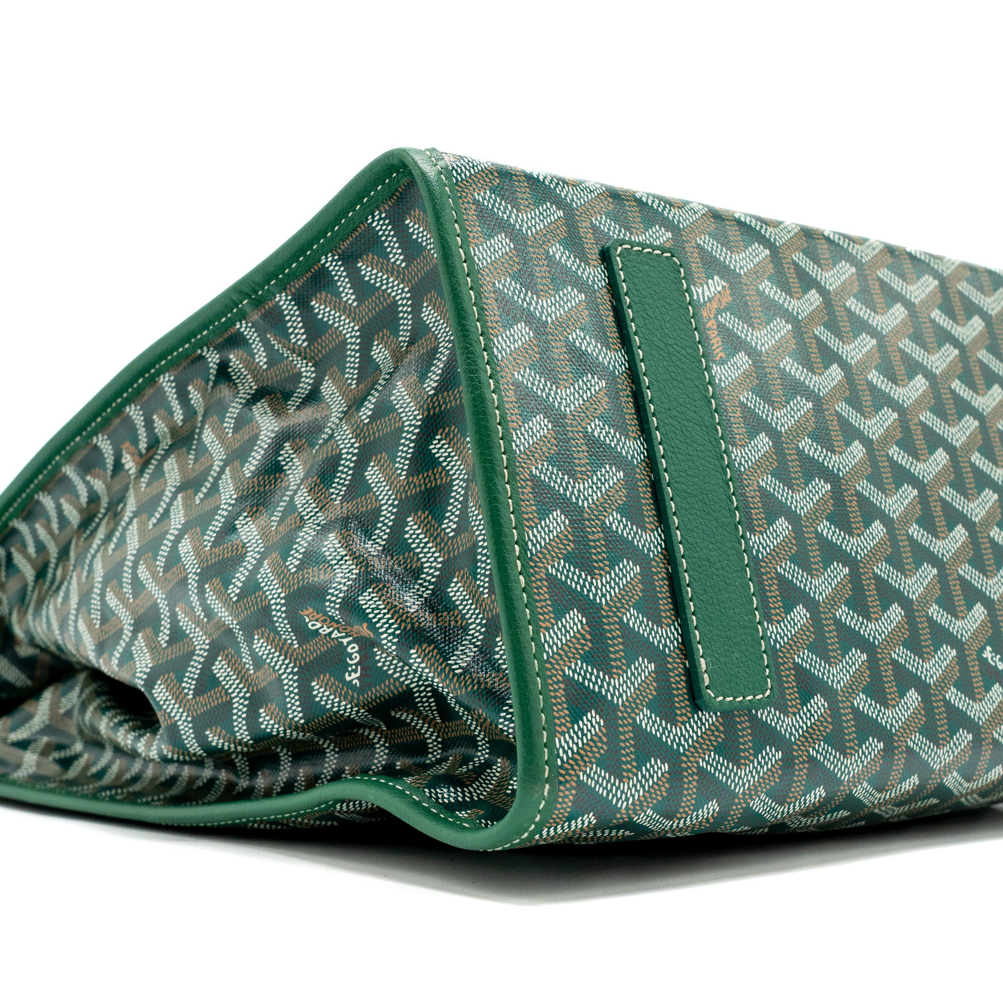 Goyard Saint Leger backpack with bulldog print canvas green SHW - Image 6