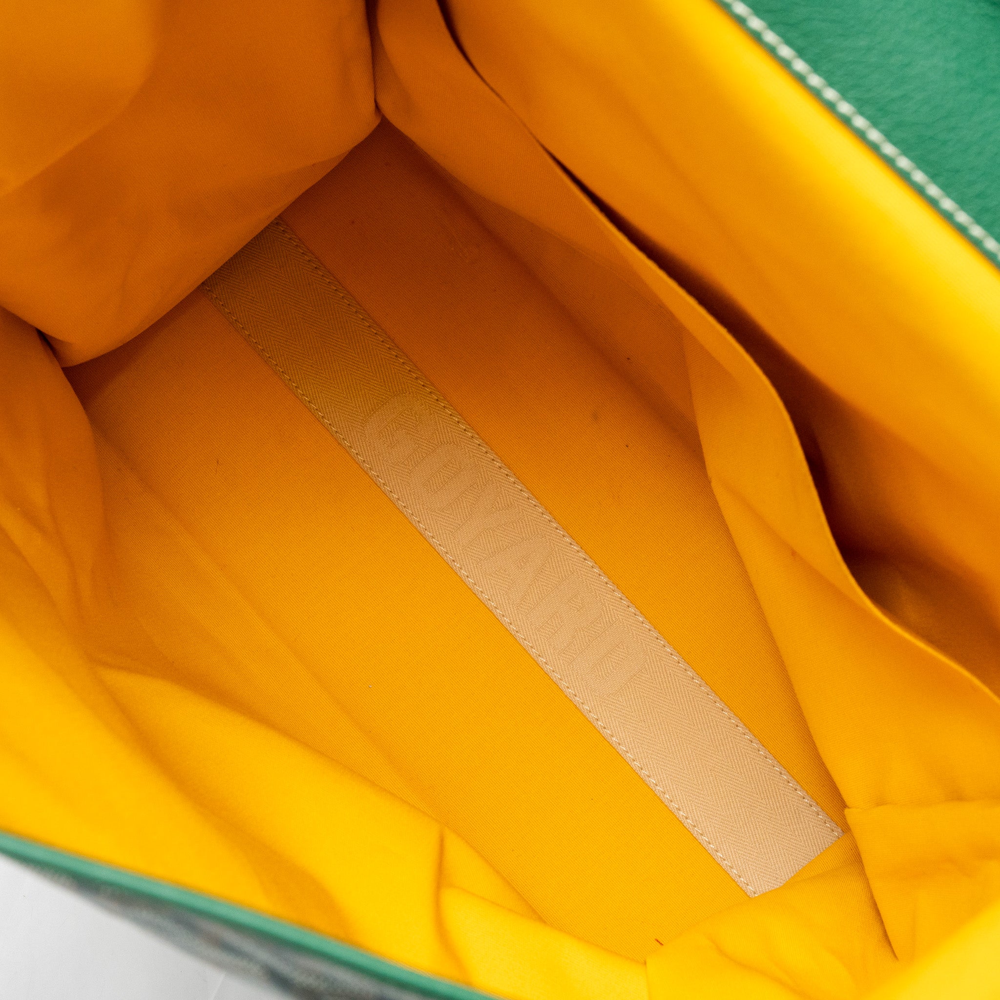 Goyard Saint Leger backpack with bulldog print canvas green SHW - Image 8