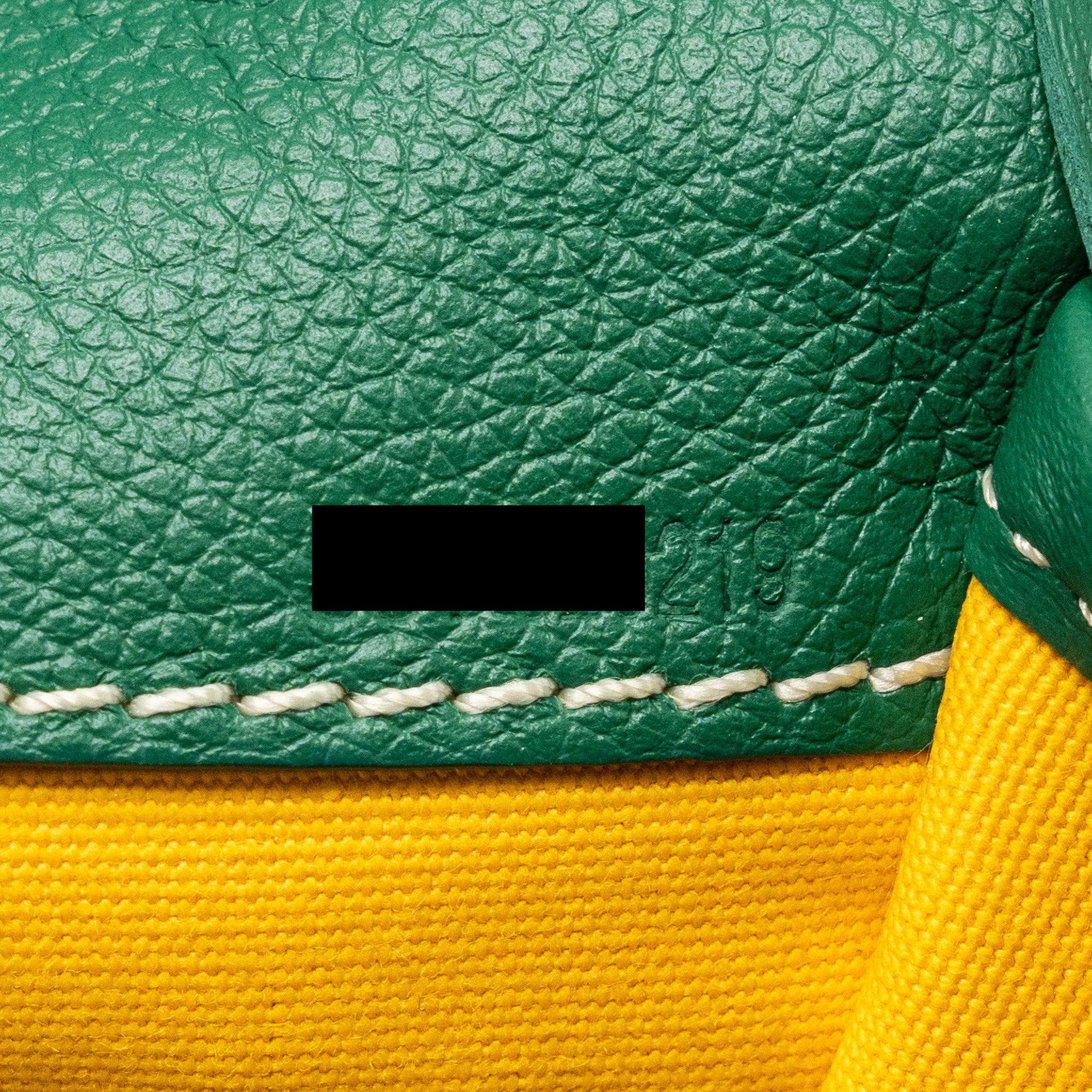 Goyard Saint Leger backpack with bulldog print canvas green SHW - Image 15