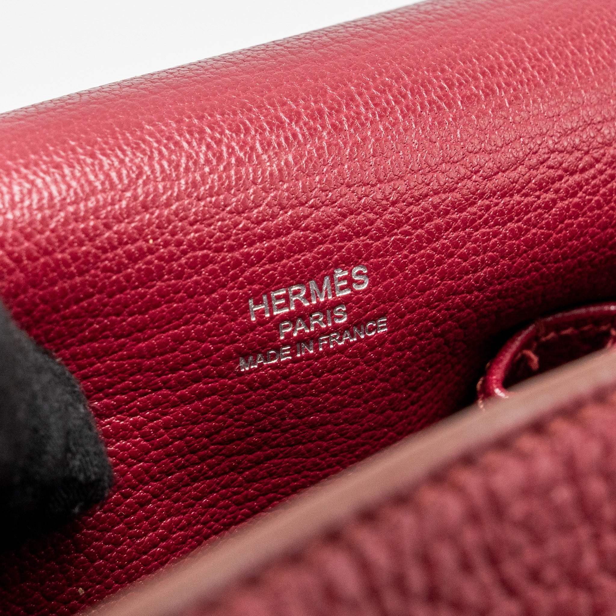Hermes jypsiere 28 Clemence rouge grenat SHW Stamp square P - Image 14