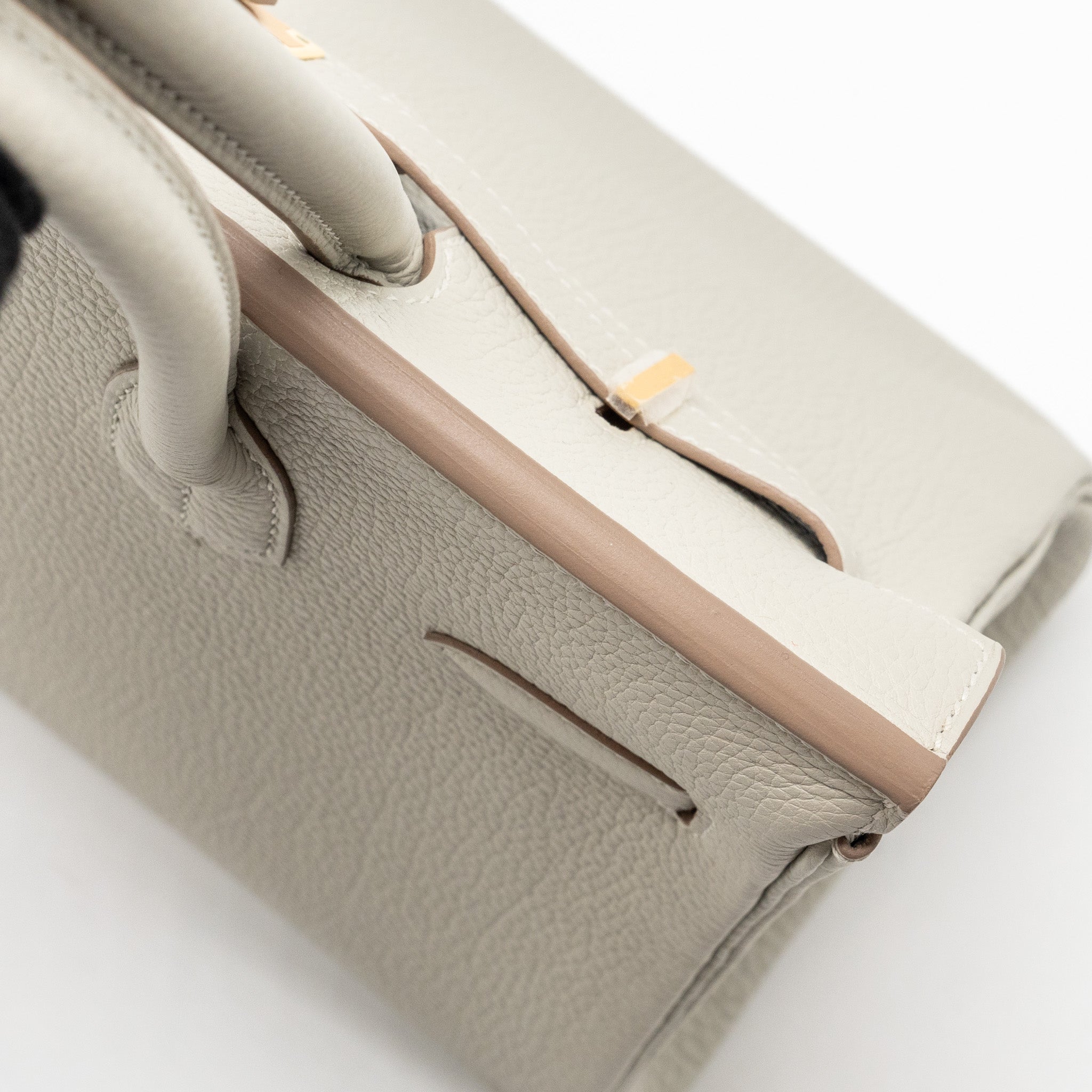Hermes Birkin 30 Togo Gris Perle GHW Stamp U - Image 10