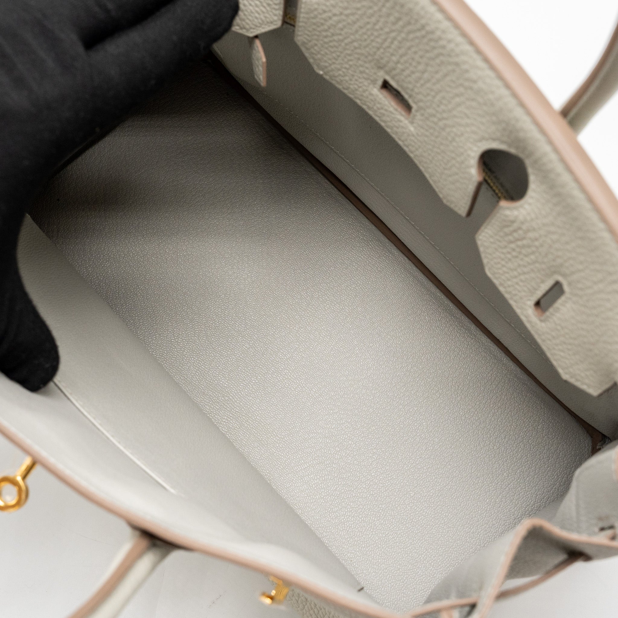 Hermes Birkin 30 Togo Gris Perle GHW Stamp U - Image 13