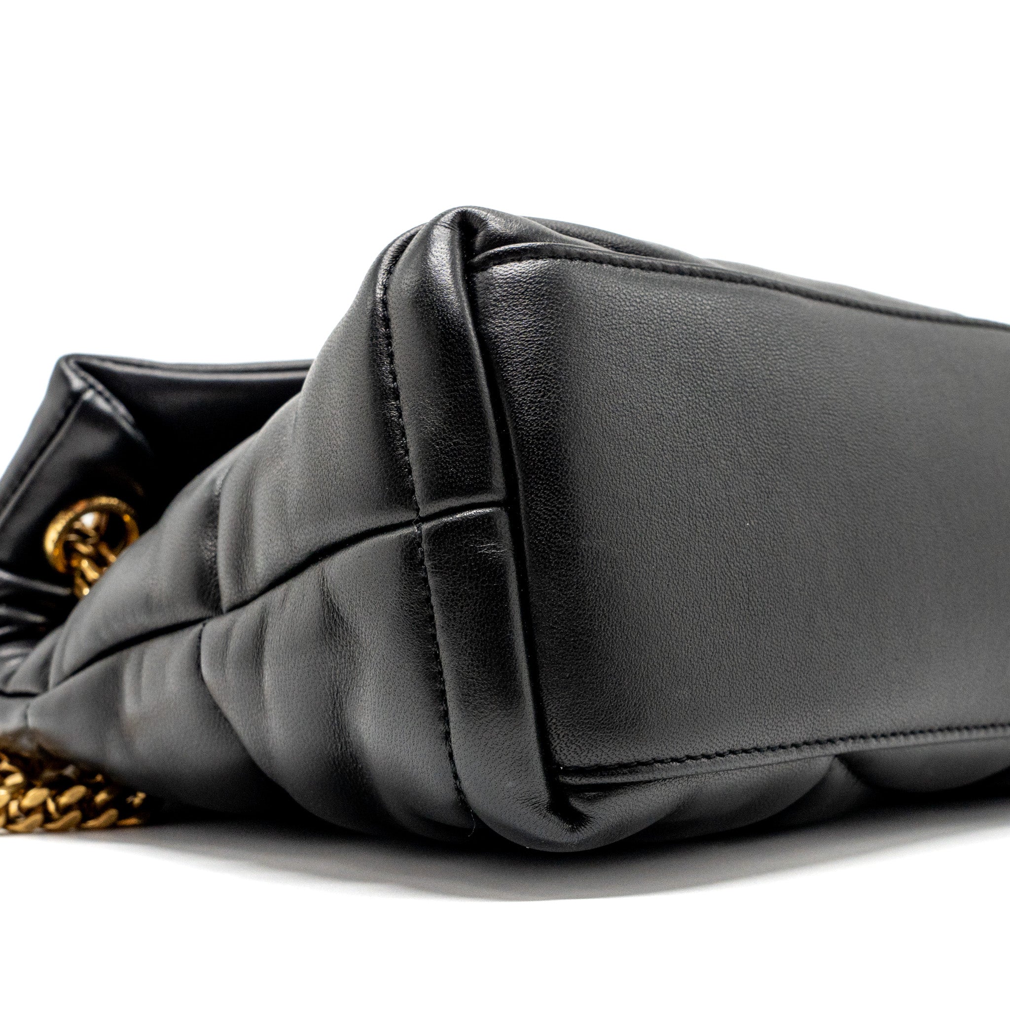 Saint Laurent/YSL Small Puffer Bag Nappa Black Multicolour Hardware - Image 6