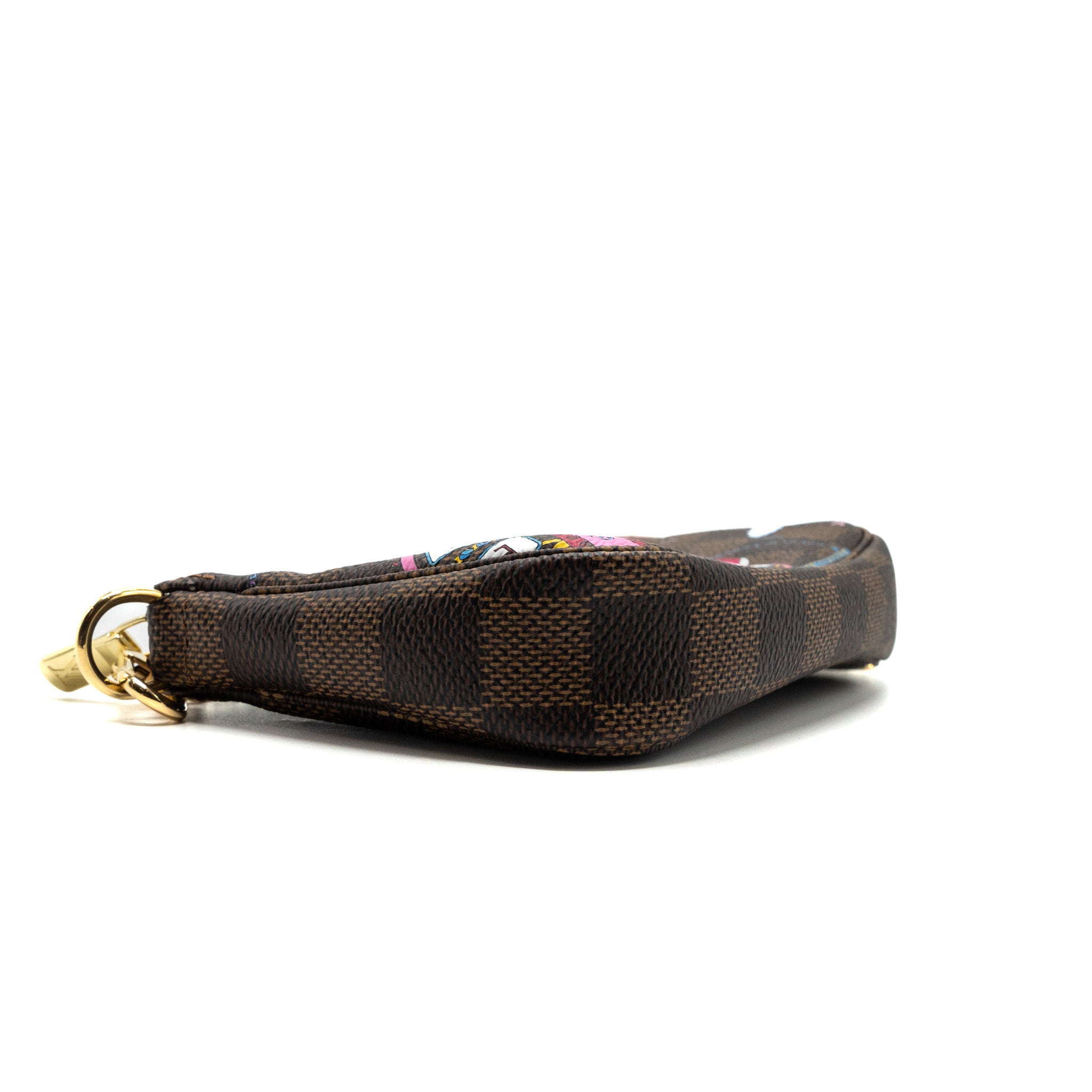Louis vuitton mini pochette accessories Christmas limited edition multicolor GHW - Image 6