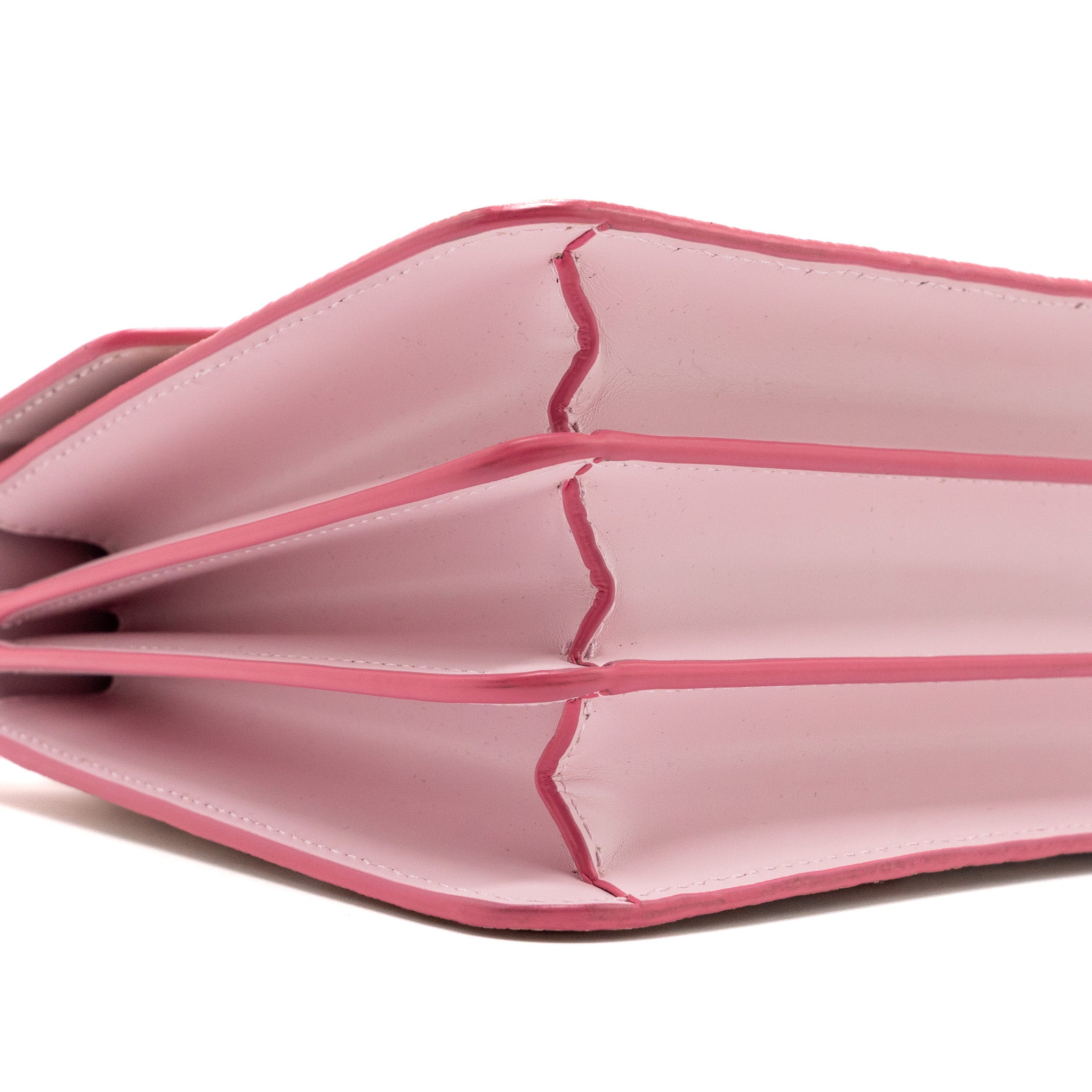 BvLGARI Serpenti Forever Top Handle In ROSA DI FRANCIA CRYSTAL GALUCHAT SHW - Image 6