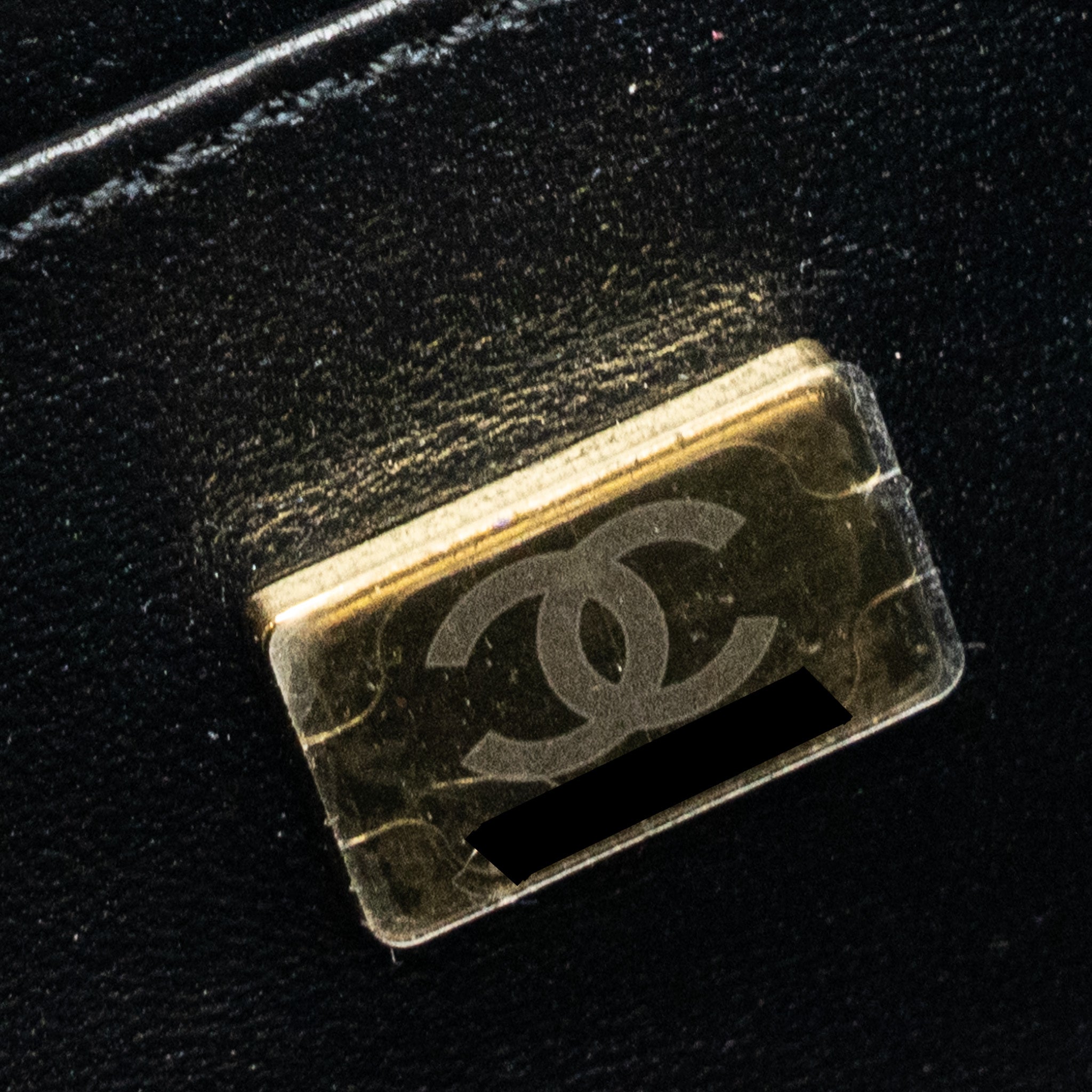 Chanel 22b Top Handle Small Vanity Case Calfskin Black GHW(Microchip) - Image 12