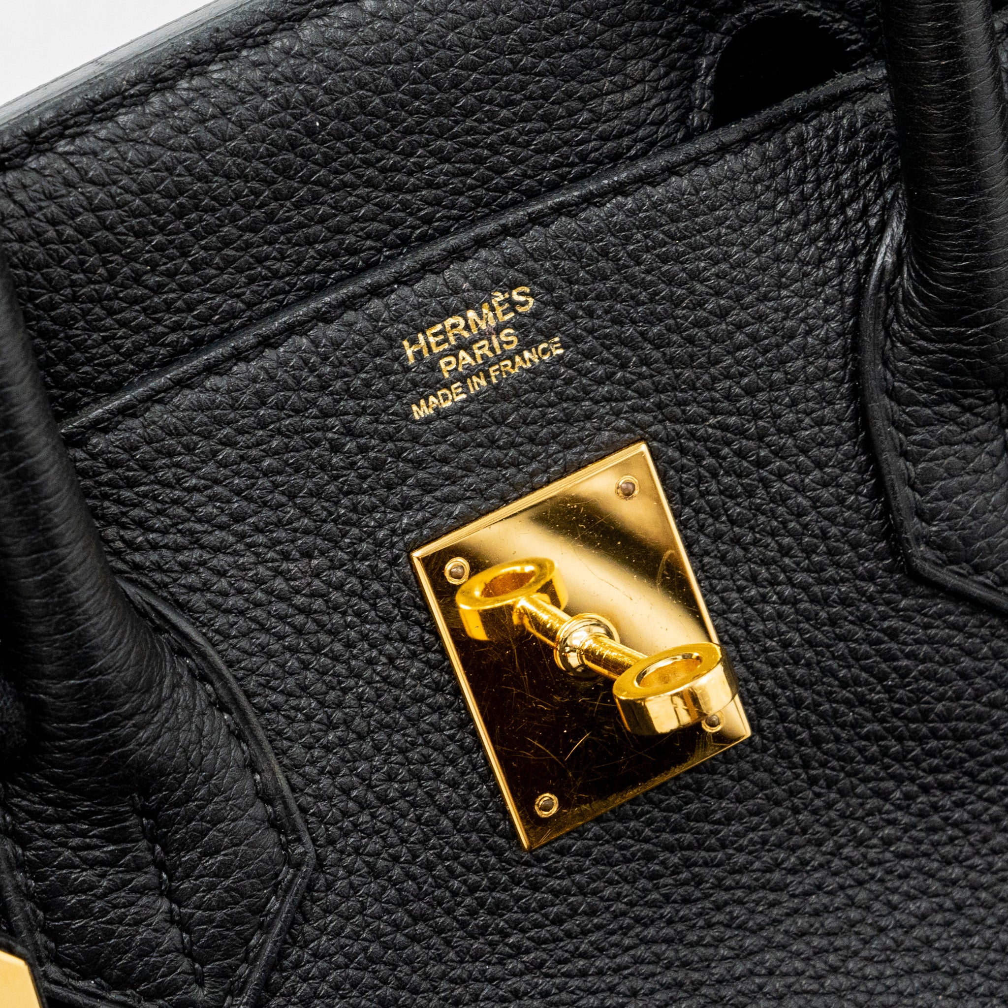 Hermes Birkin 30 Togo Black GHW Stamp X - Image 9