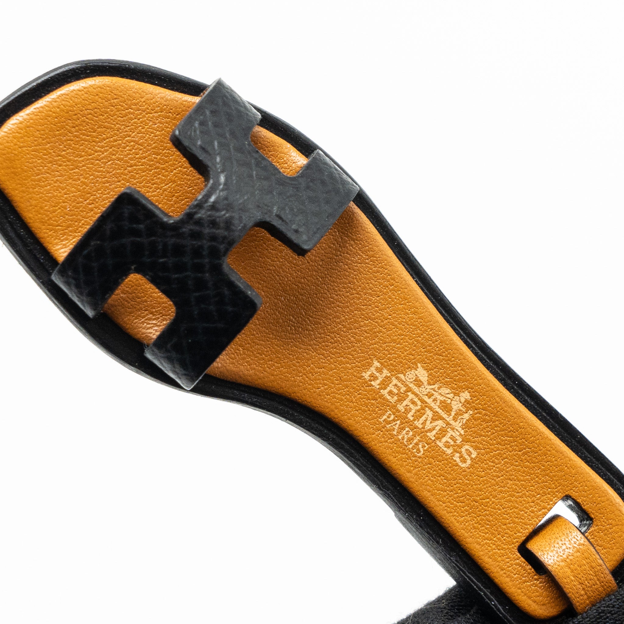 Hermes nano Oran sandal bag charm black - Image 2