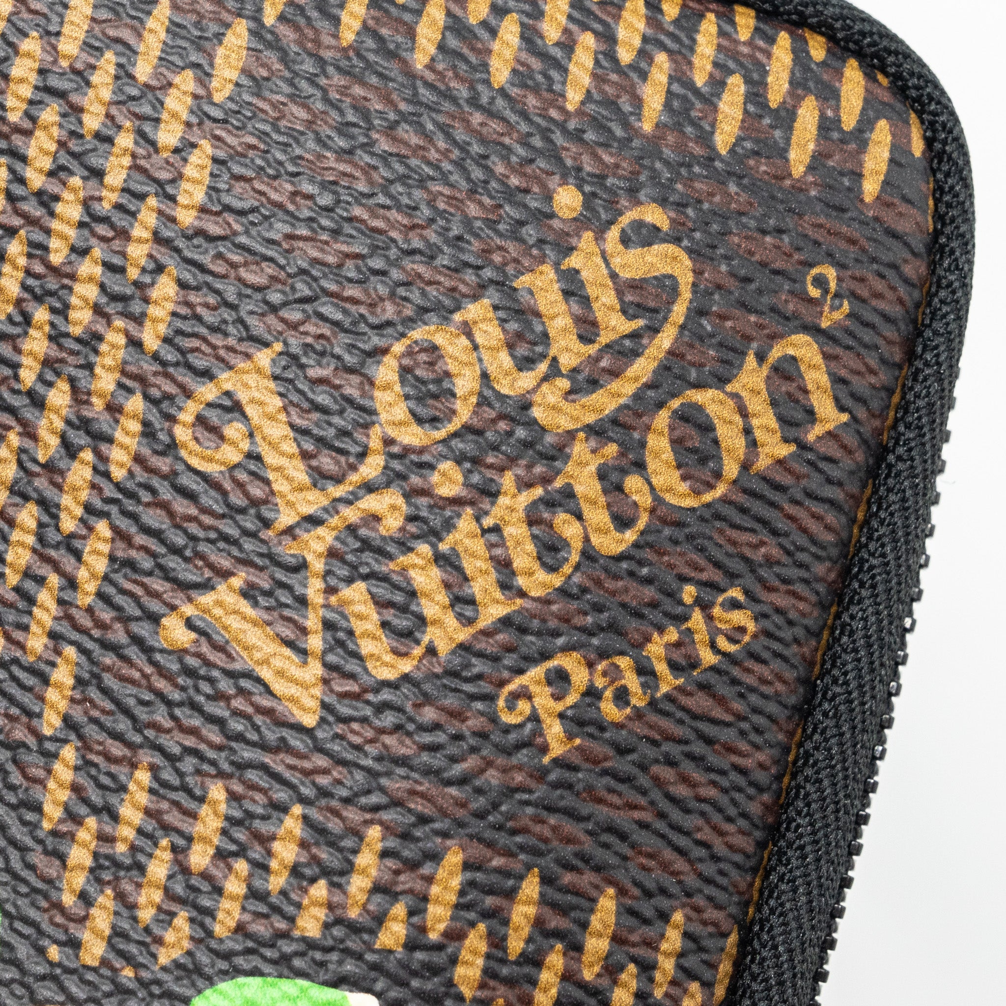 Louis Vuitton Nigo double phone pouch limited edition black hardware - Image 8