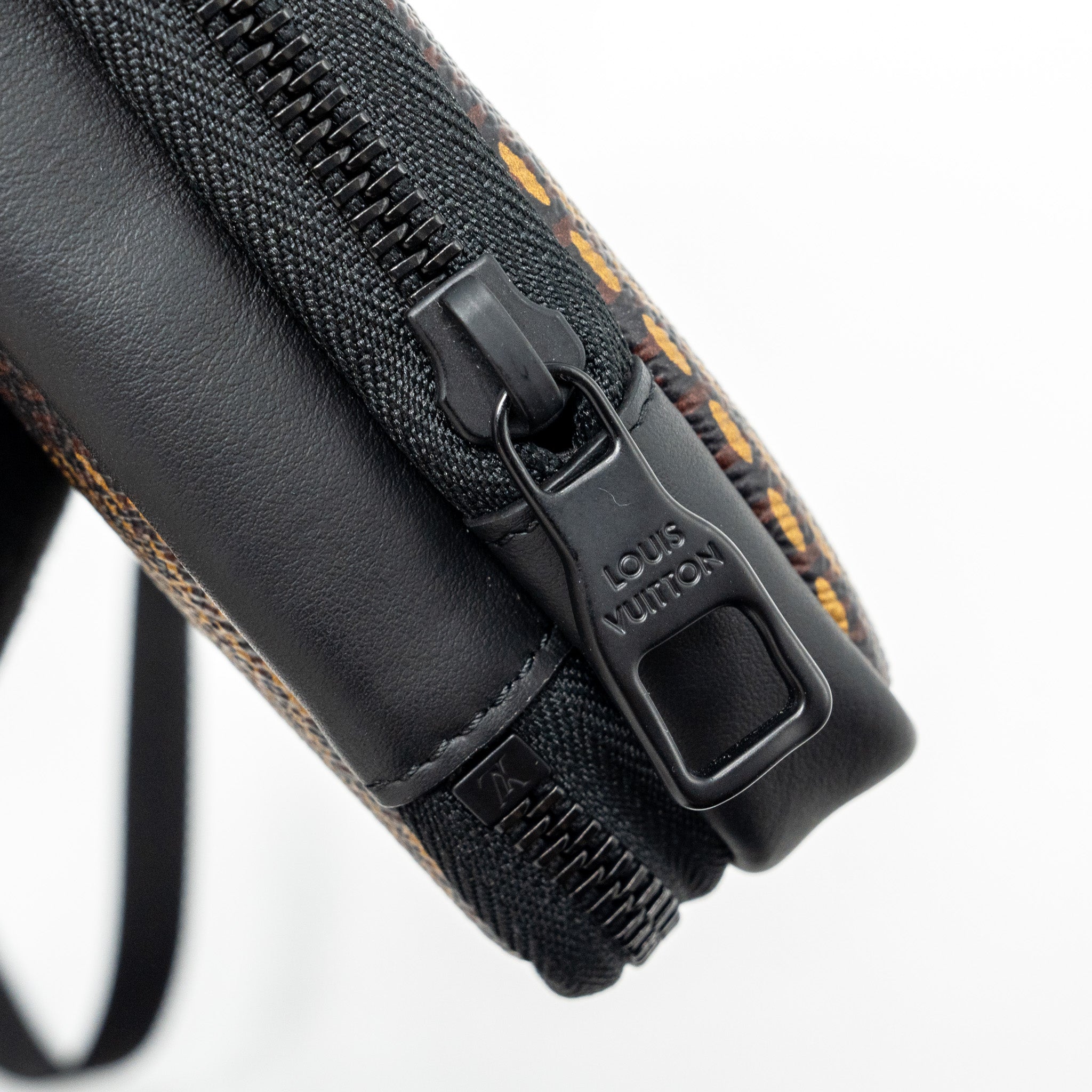 Louis Vuitton Nigo double phone pouch limited edition black hardware - Image 9