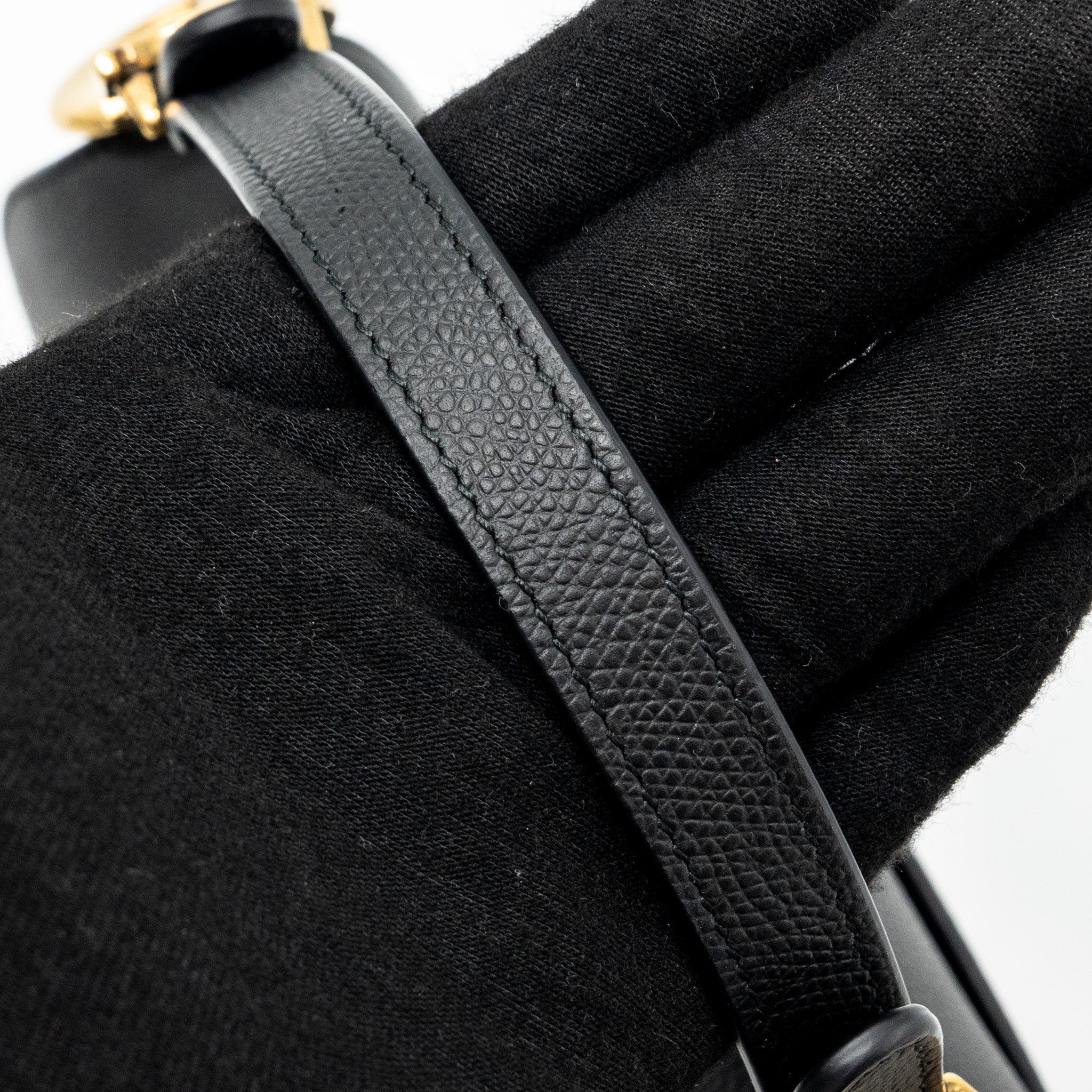 Dior Mini Saddle Bag Calfskin Black GHW With An Extra Dior Strap - Image 15