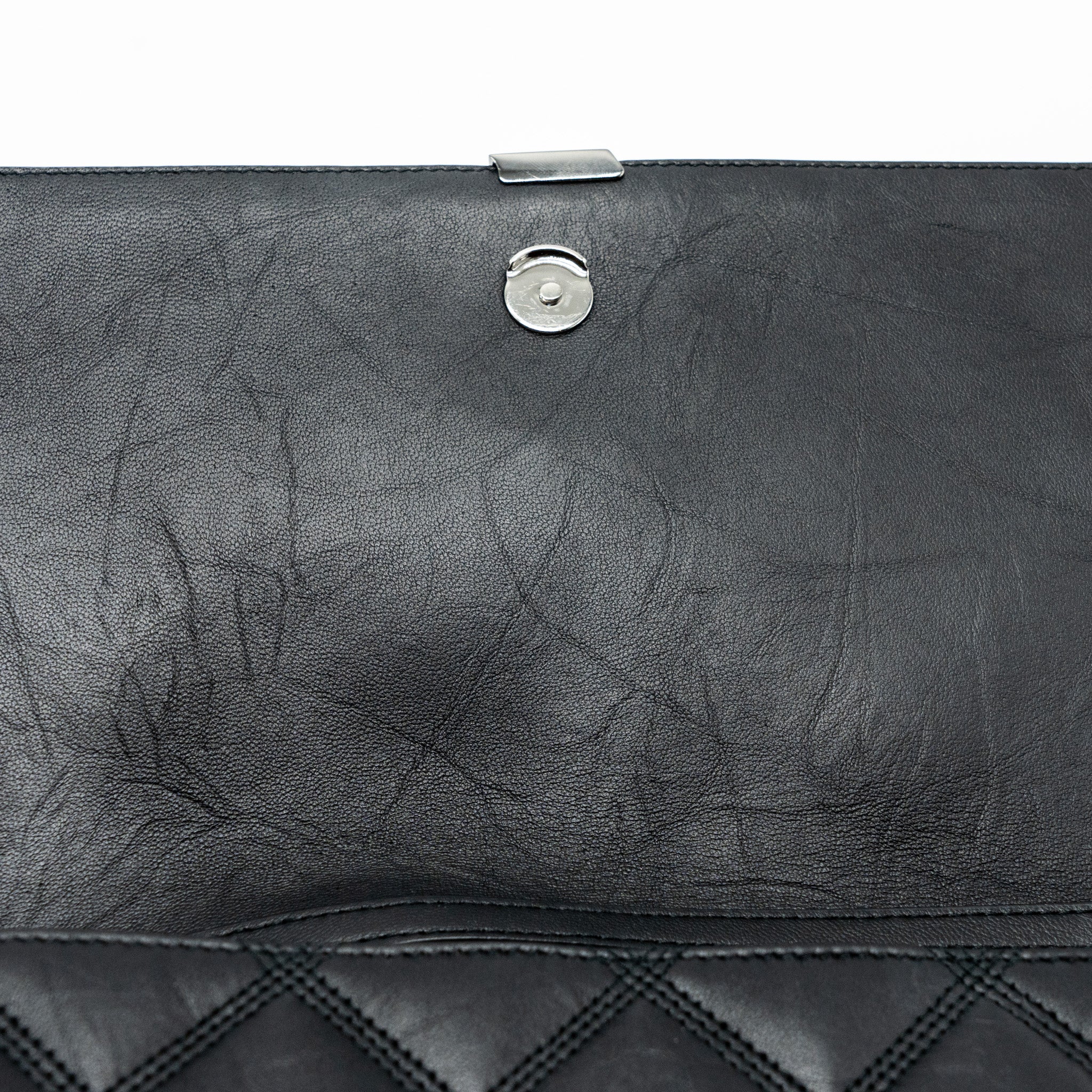 Saint Laurent/YSL Becky Chain Bag Quilted Lambskin Black SHW - Image 9