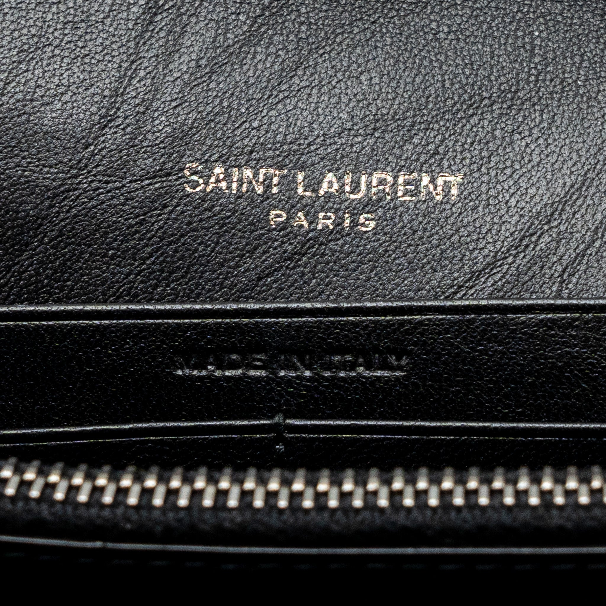 Saint Laurent/YSL Becky Chain Bag Quilted Lambskin Black SHW - Image 11
