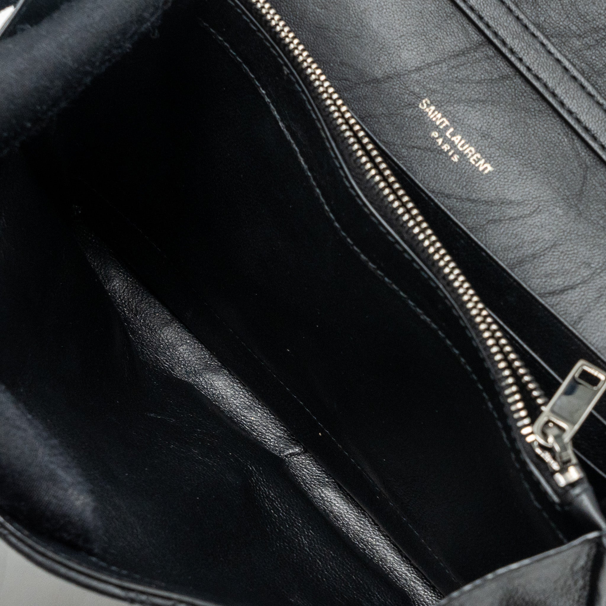 Saint Laurent/YSL Becky Chain Bag Quilted Lambskin Black SHW - Image 12