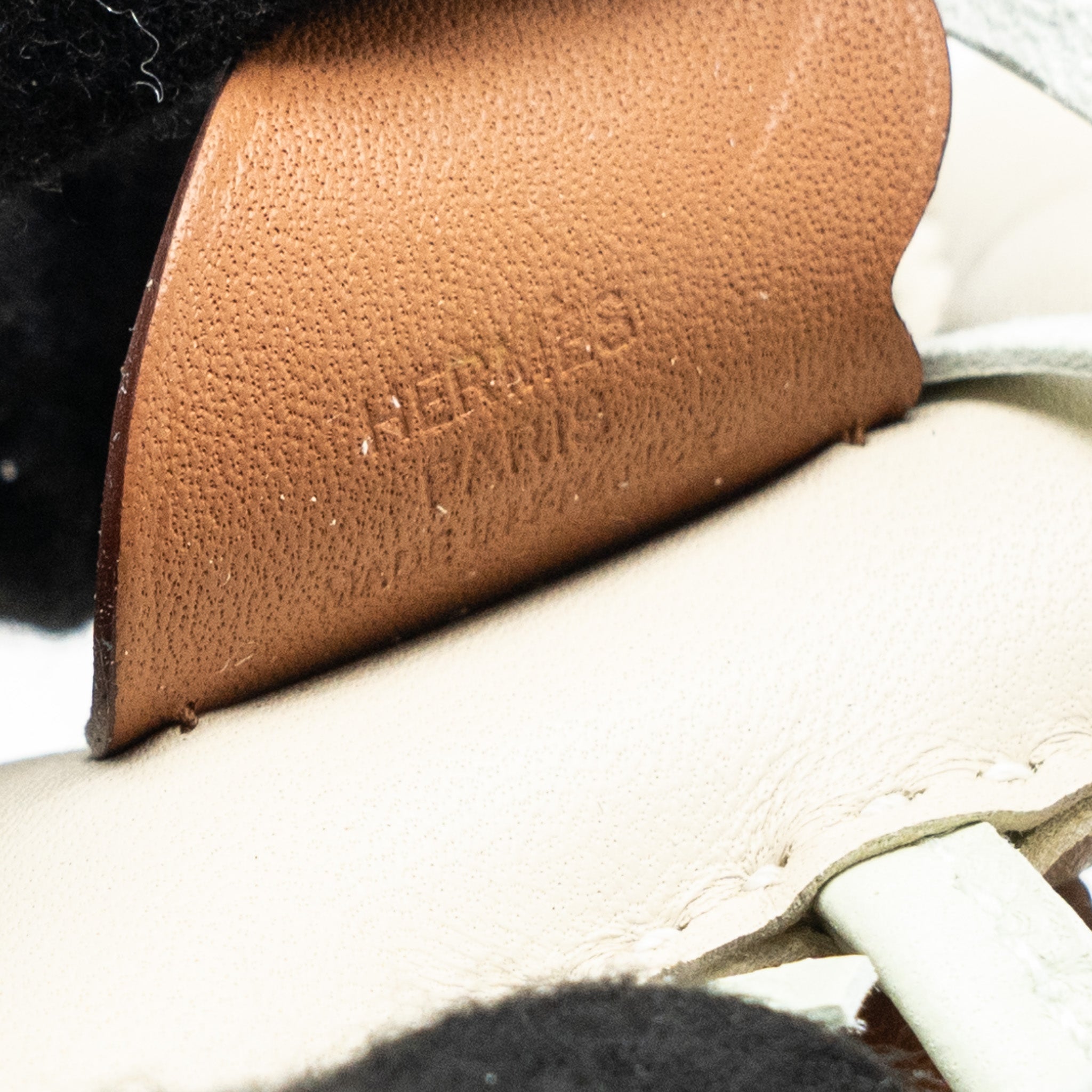 Hermes Rodeo pegase pm bag charm craie / vert fizz/ gold stamp B - Image 4