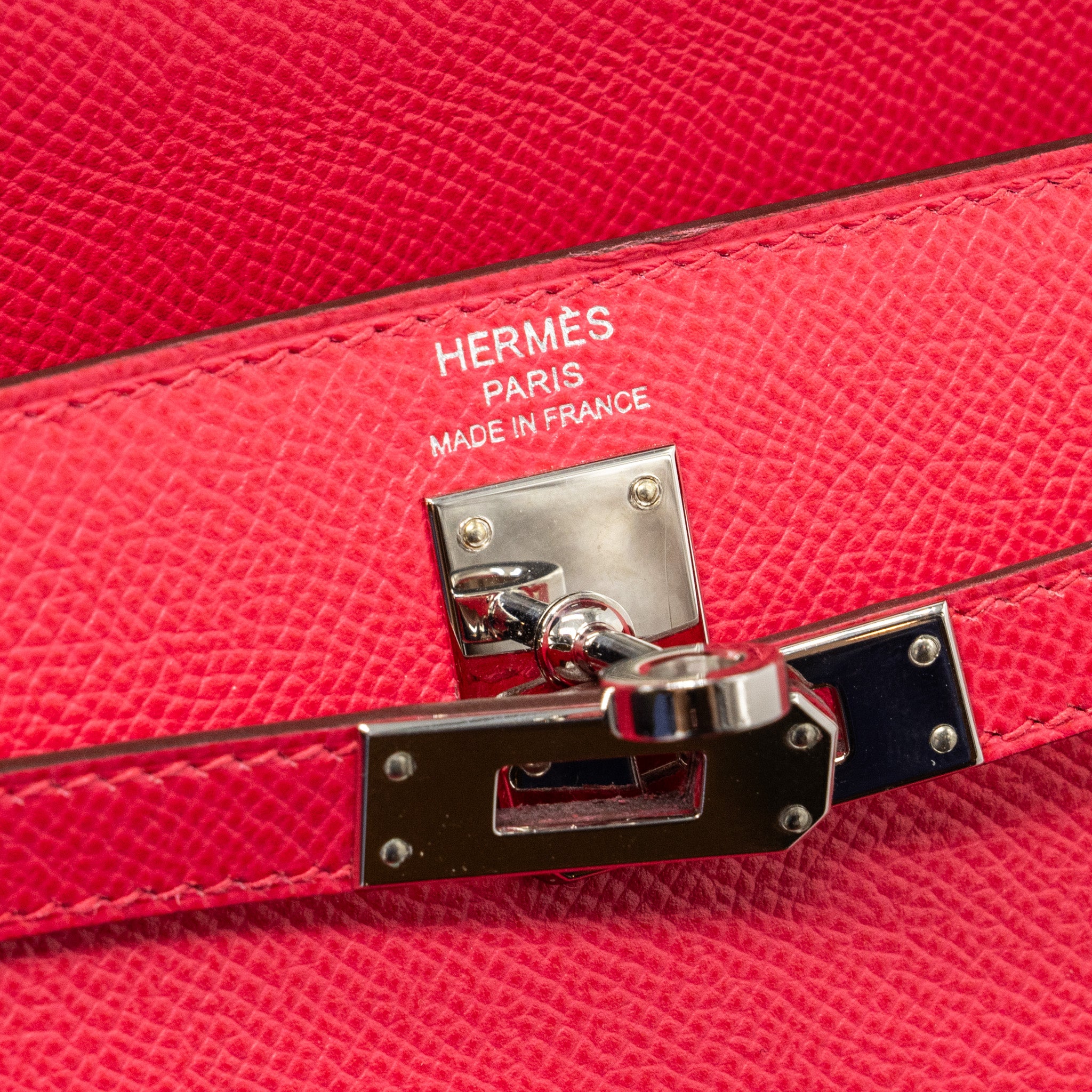 Hermes Kelly 25 Epsom Rose Extreme SHW Stamp D - Image 13