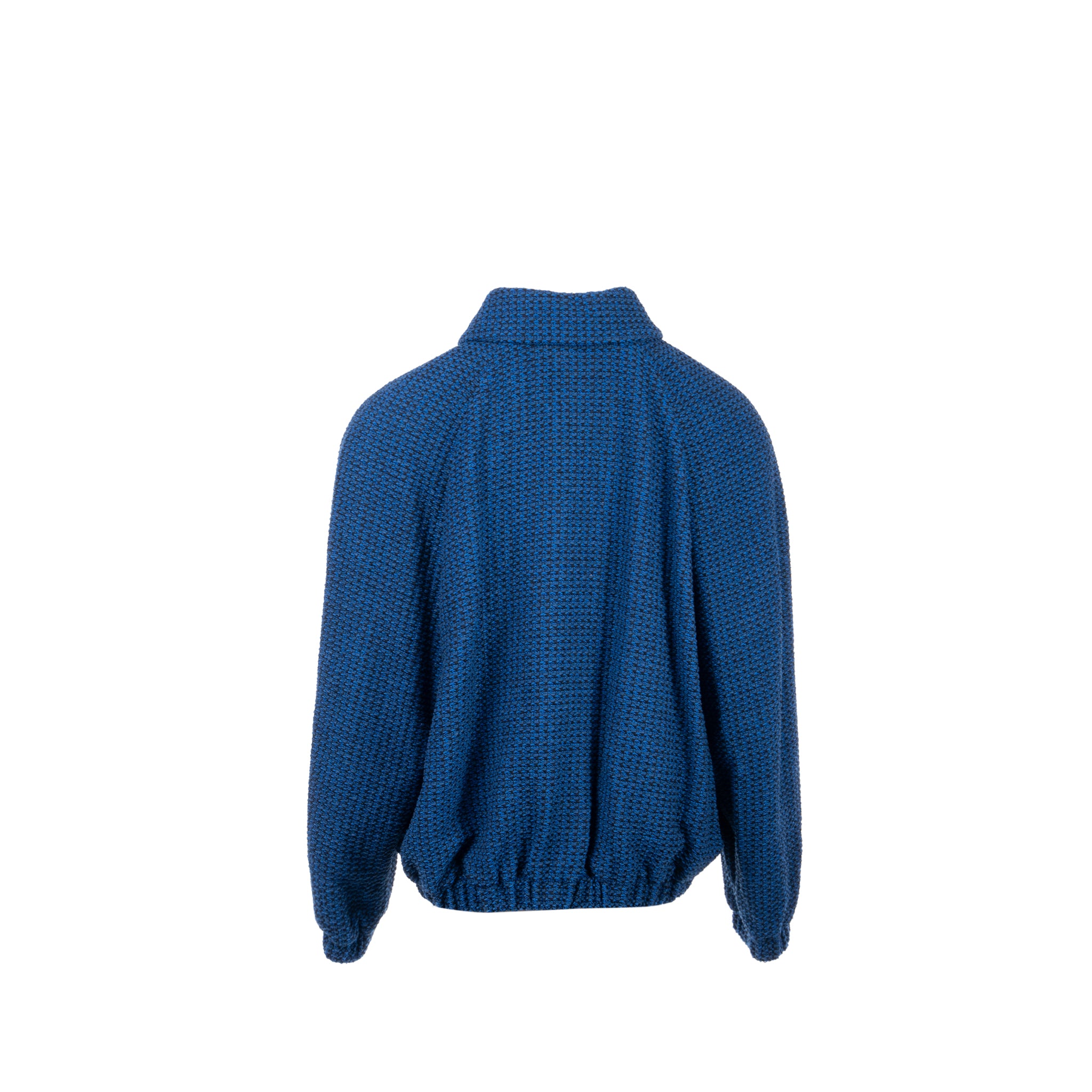 Chanel size 40 22P Blouson jacket cotton/wool/polyamide dark blue - Image 3