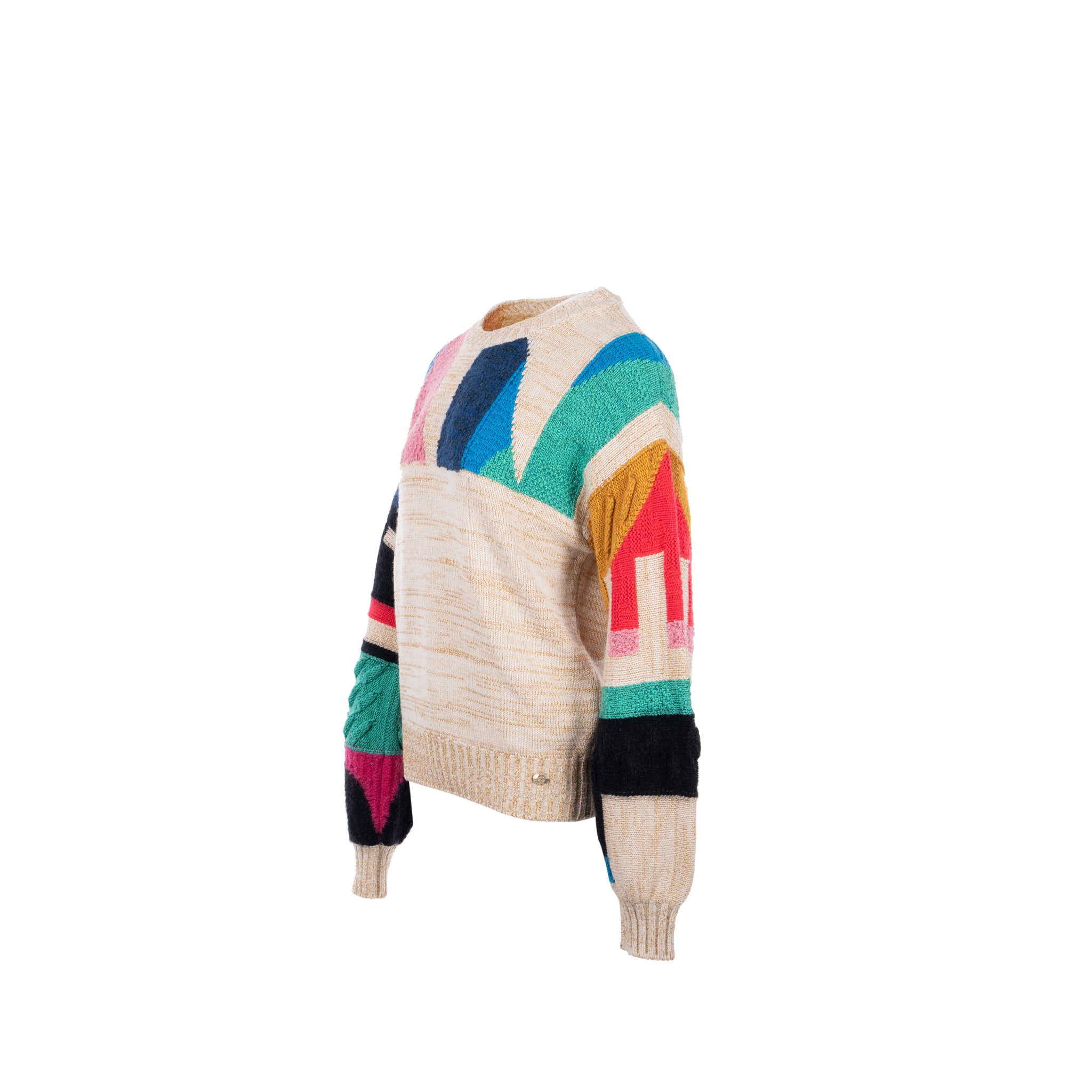 Chanel size 40 cashmere sweater silk/metal polyester Multicolour - Image 2