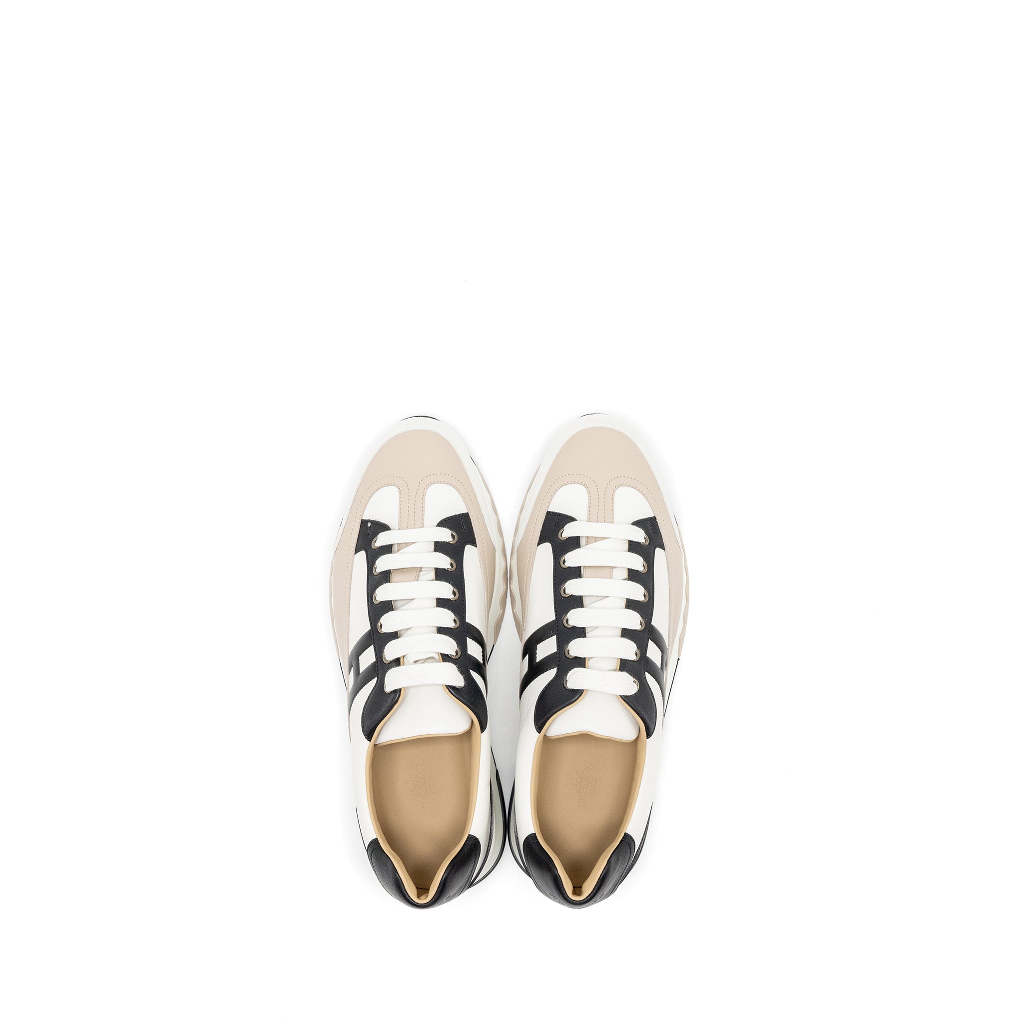 Hermes Size 42 Homme Trail Sneaker Calfskin Multicolour - Image 3