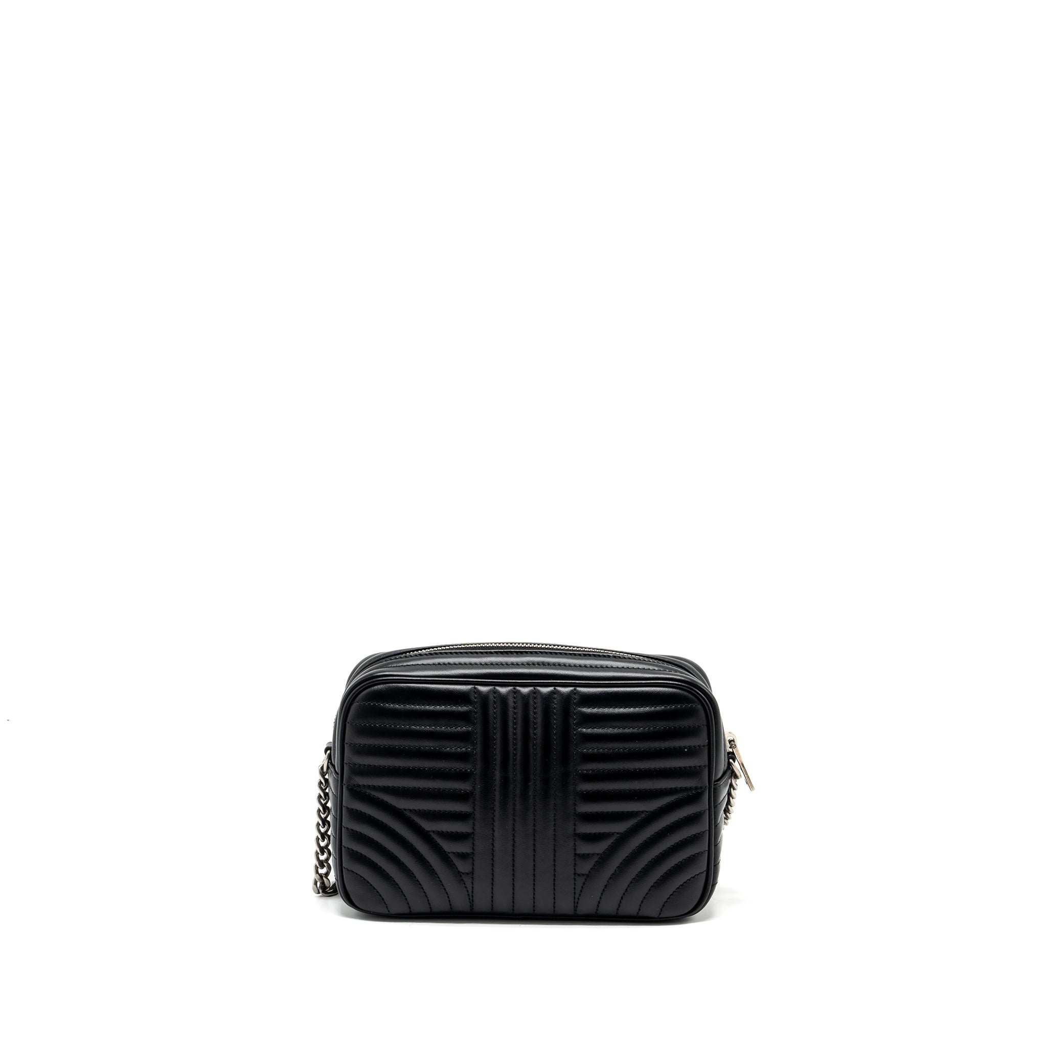 Prada Diagramme Camera Crossbody Bag Calfskin Black Ruthenium Hardware - Image 2