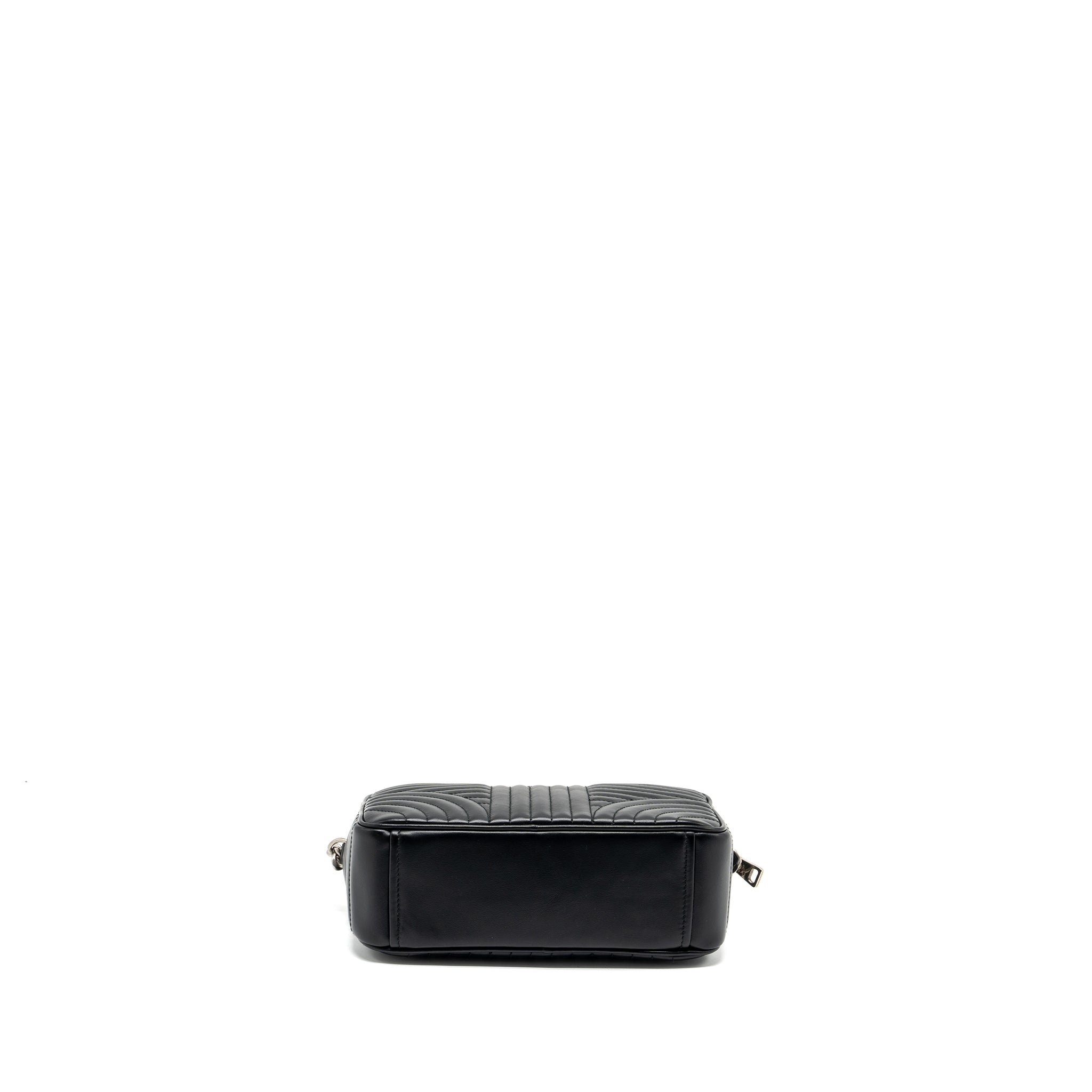 Prada Diagramme Camera Crossbody Bag Calfskin Black Ruthenium Hardware - Image 5