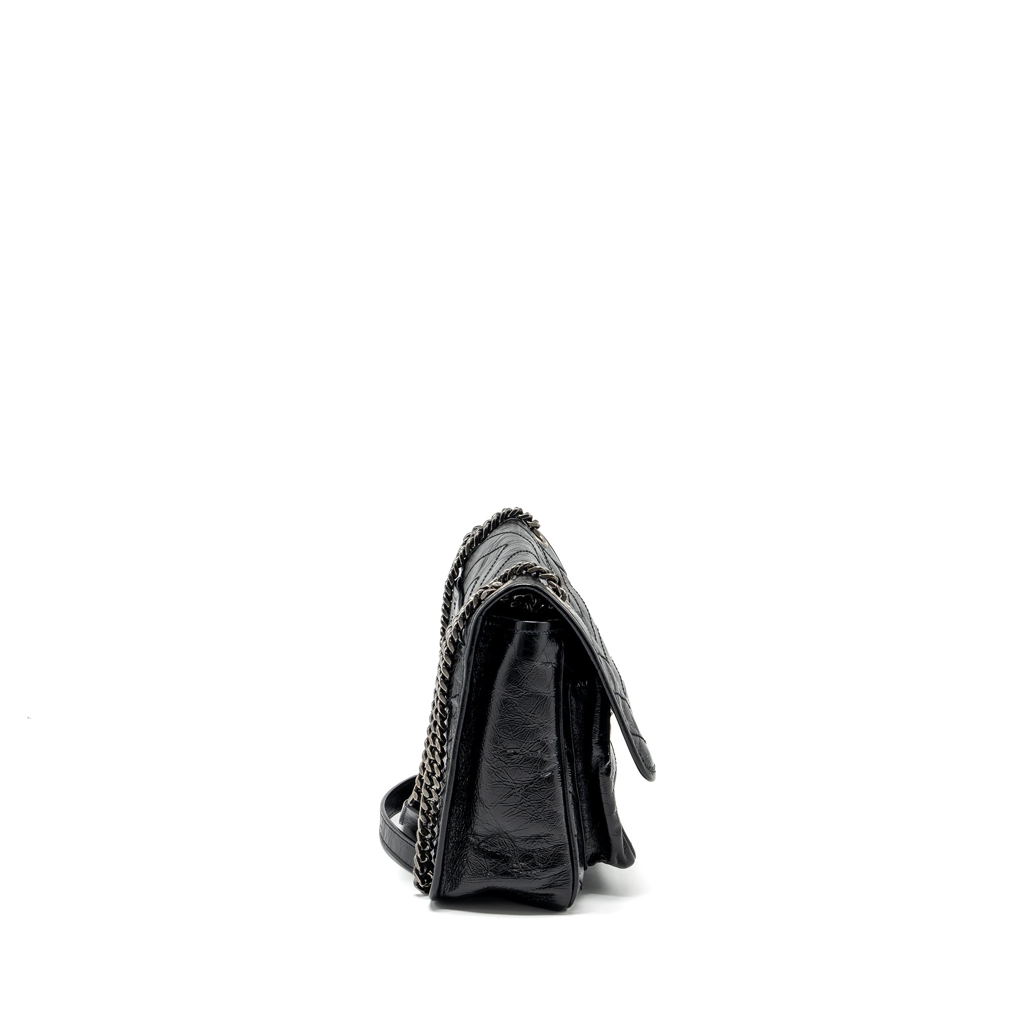 Saint Lauren medium niki calfskin black Ruthenium hardware - Image 3