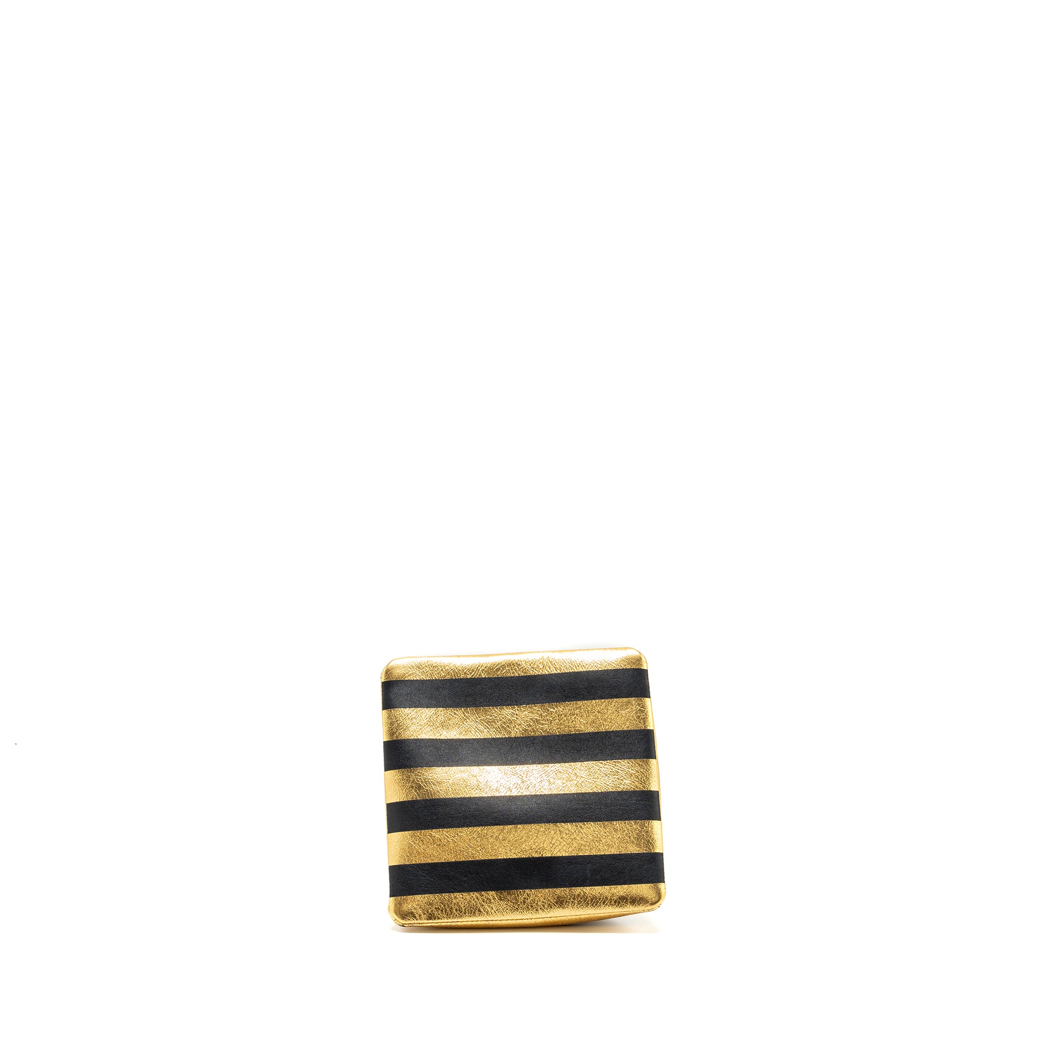 Chanel 19A cc kheops miscellaneous pyramid clutch lambskin/metallic gold/ black GHW - Image 5