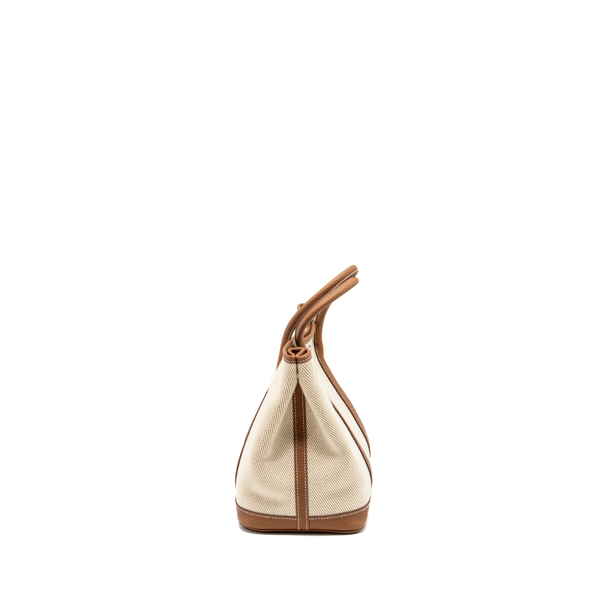 Hermes garden party 30 canvas/negonda ecru/desert/gold SHW Stamp Z - Image 3