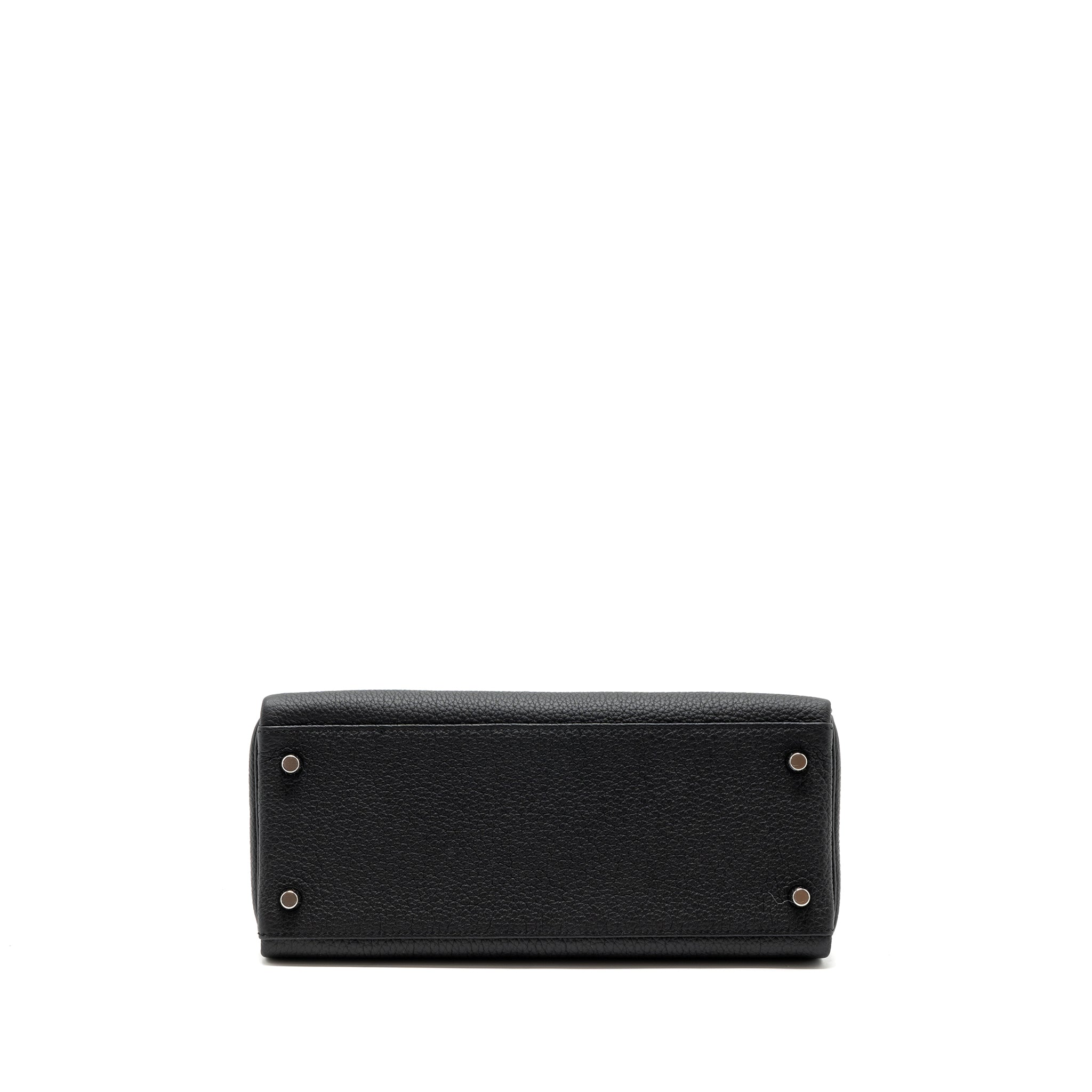 Hermes Kelly 28 Togo Black SHW Stamp B - Image 6