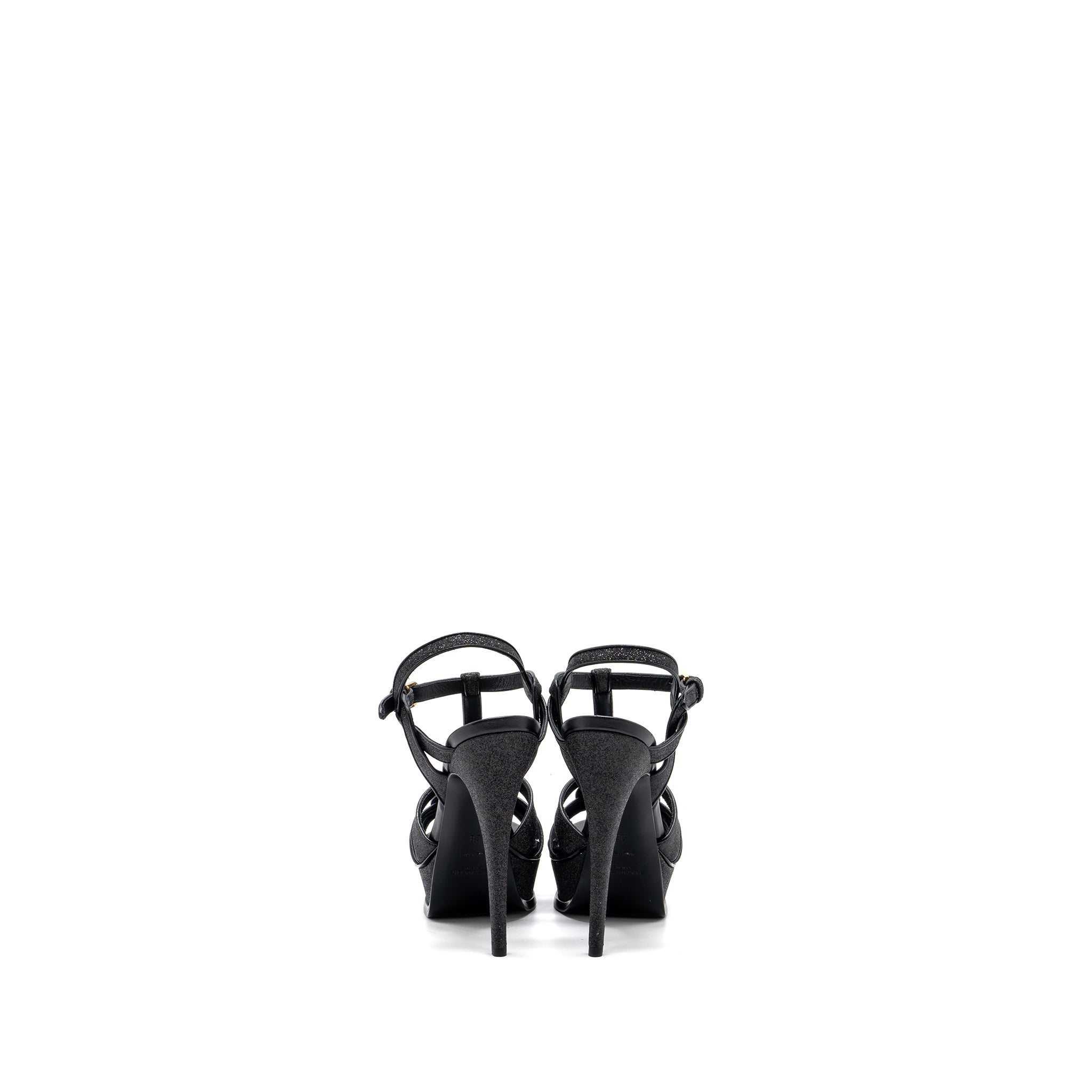 Saint Laurent Size 38 Tribute Platform Sandals Black - Image 3