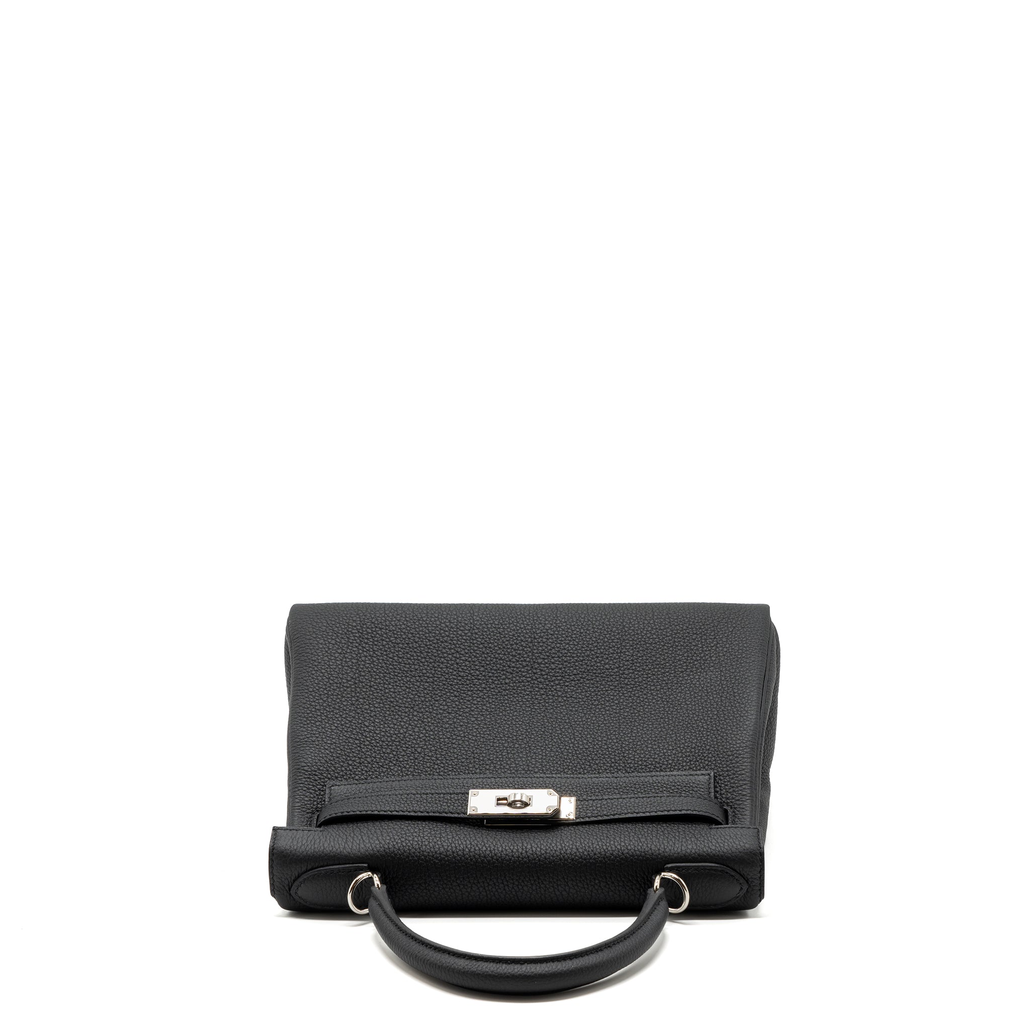 Hermes Kelly 28 Togo Black SHW Stamp B - Image 5
