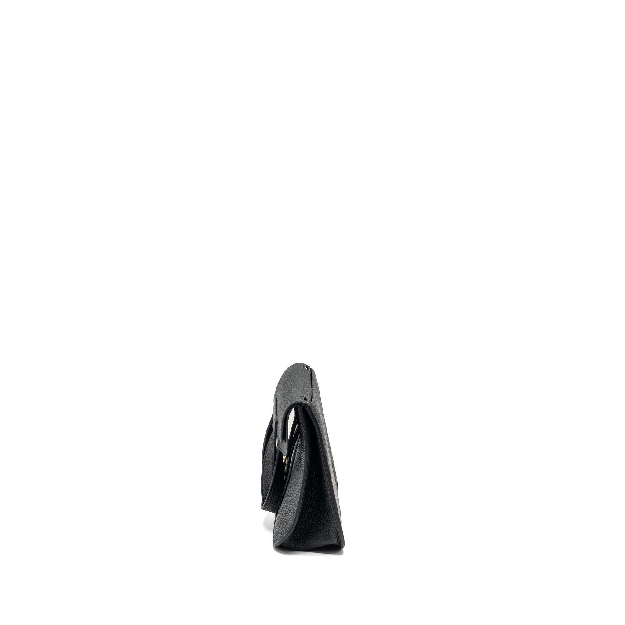 Hermes halzan 25 clemence Black GHW stamp B - Image 4