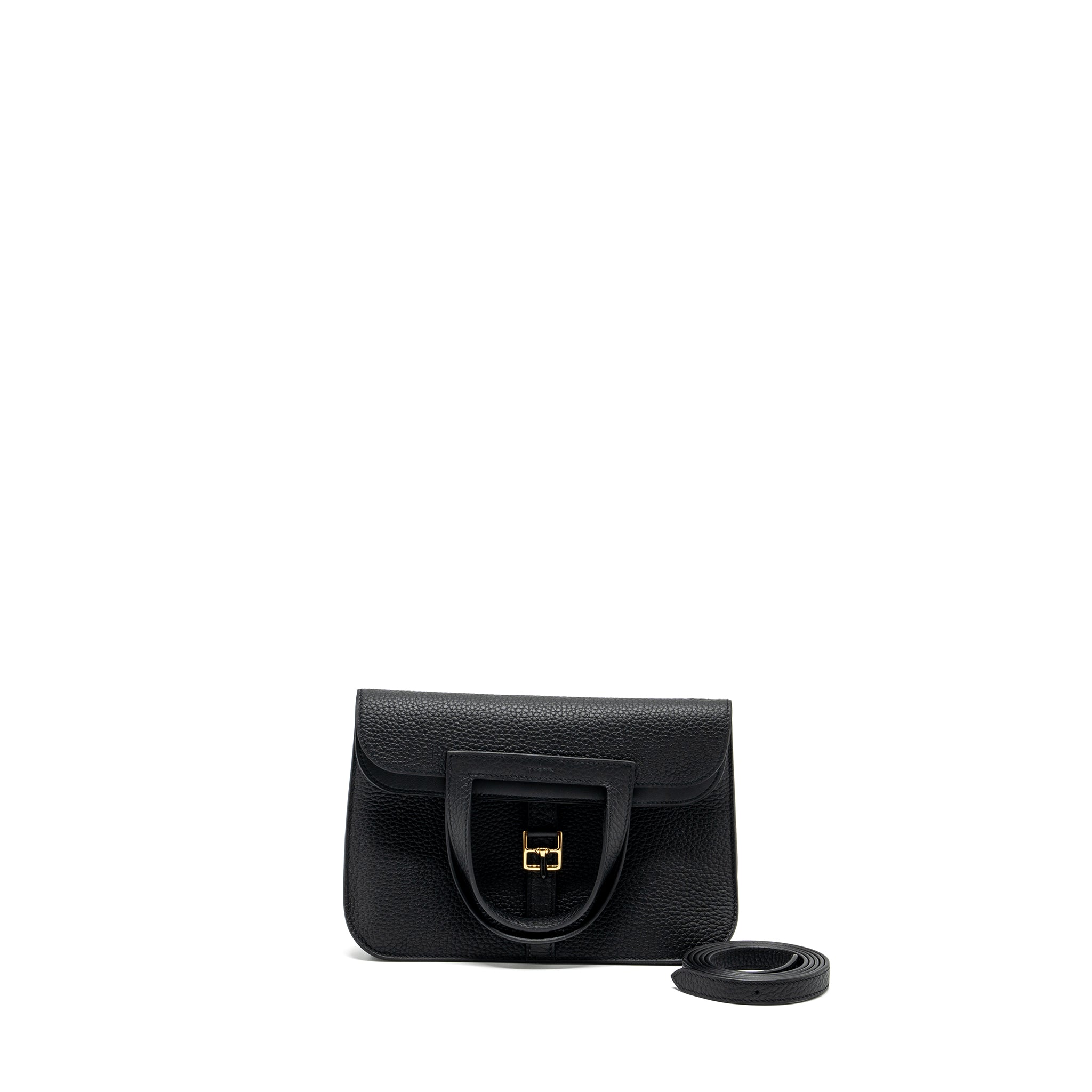 Hermes halzan 25 clemence Black GHW stamp B - Image 5