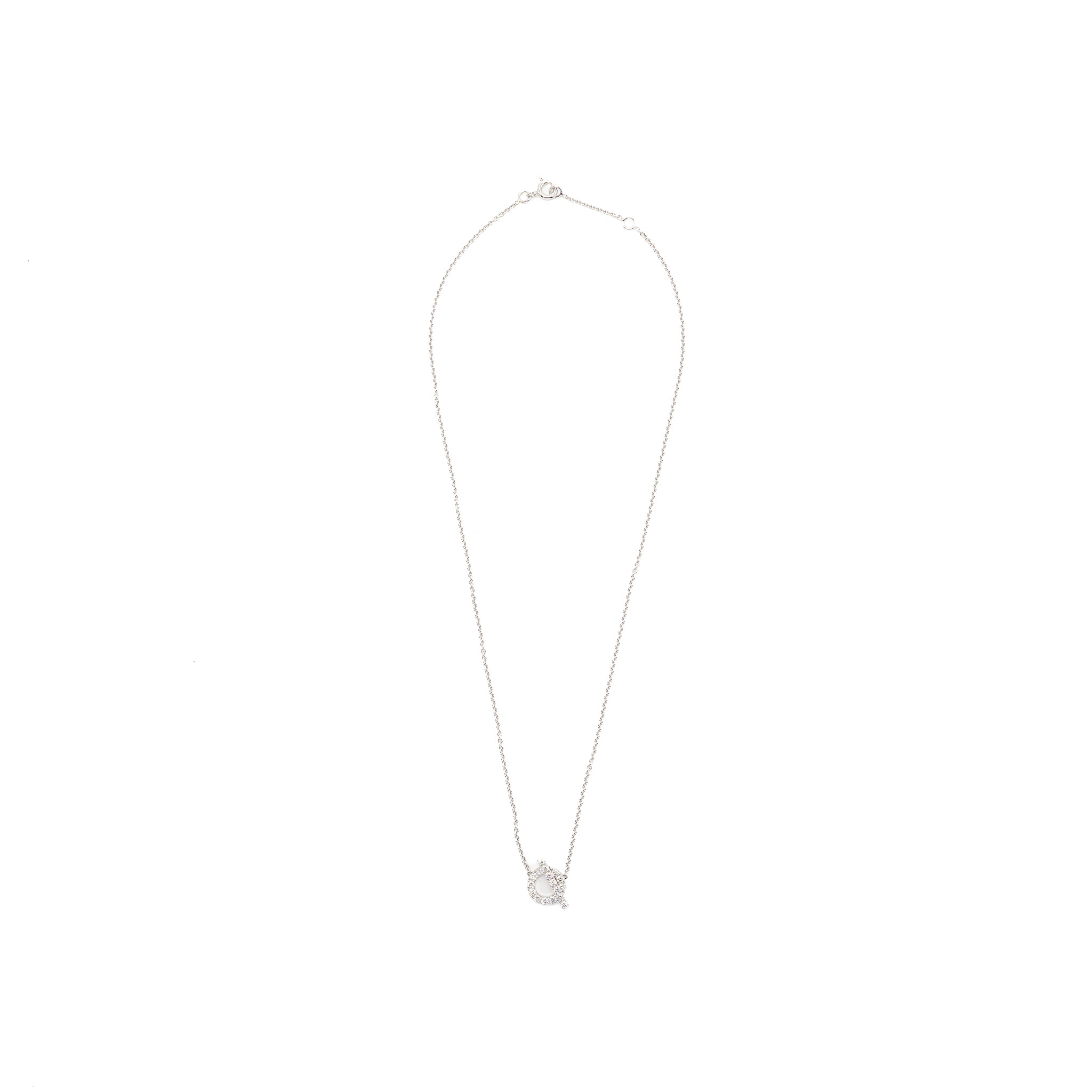 Hermes finesse necklace white gold Diamonds - Image 4