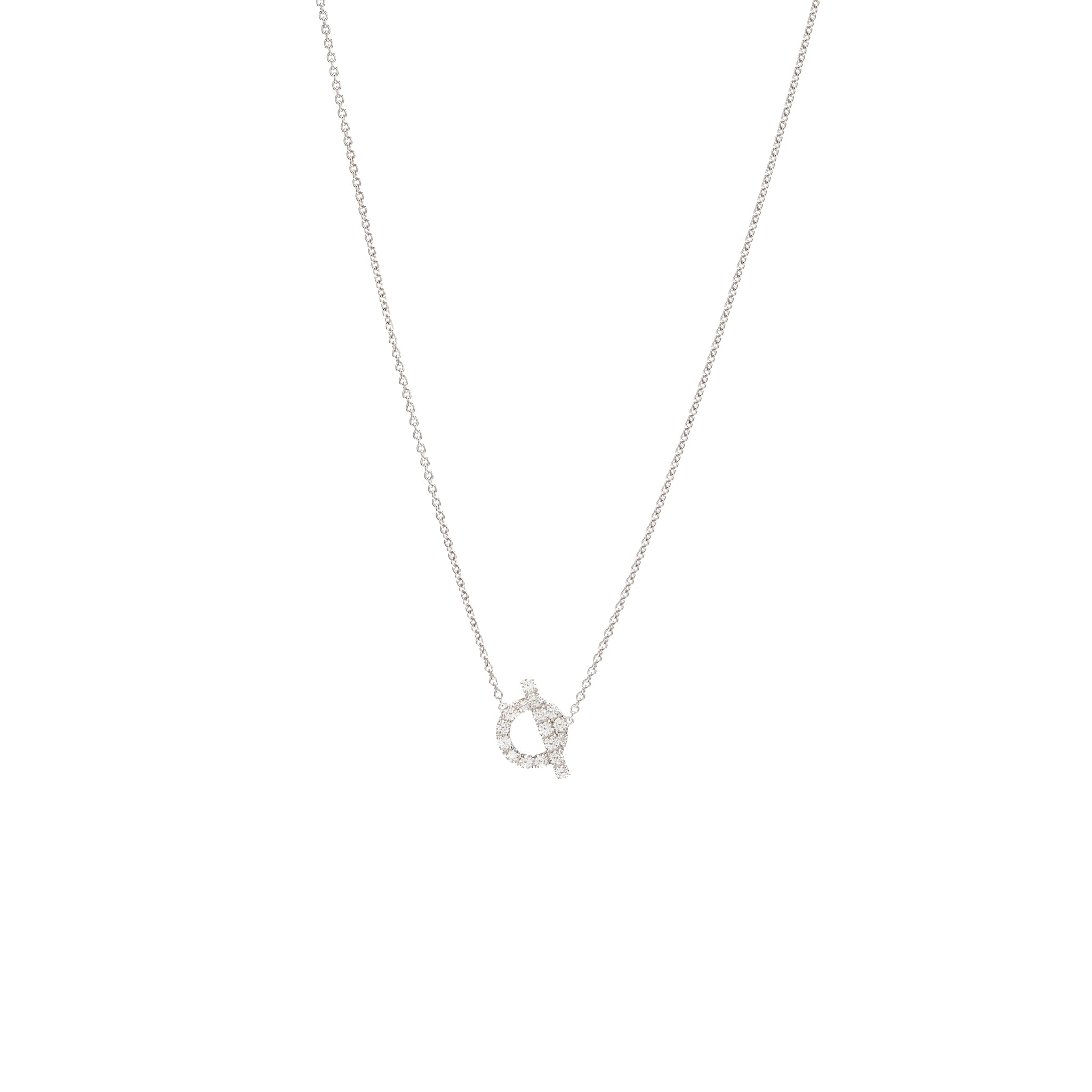 Hermes finesse necklace white gold Diamonds