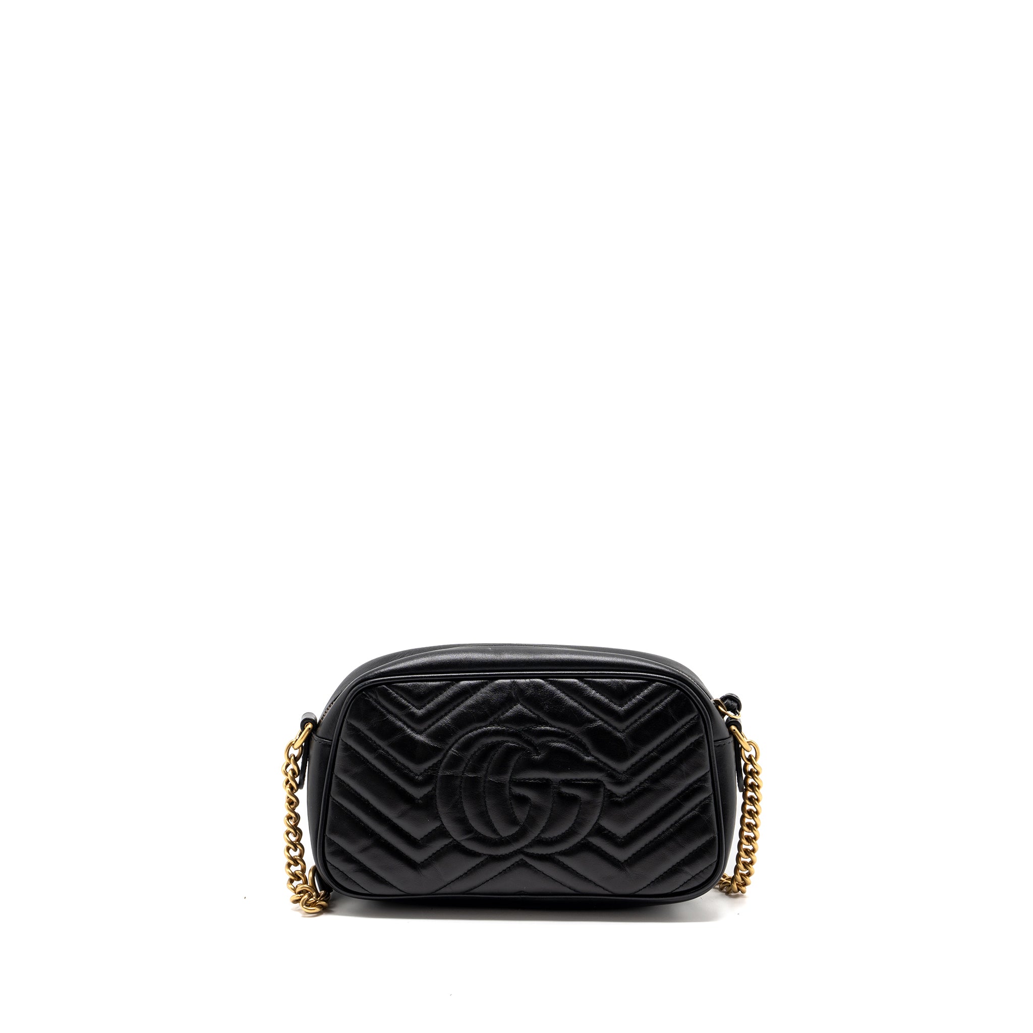Gucci GG Marmont Mateless Shoulder bag calfskin black GHW - Image 2