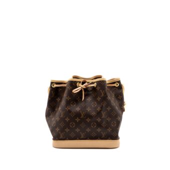 LOUIS VUITTON PETIT NOE MONOGRAM CANVAS GHW (New Version)