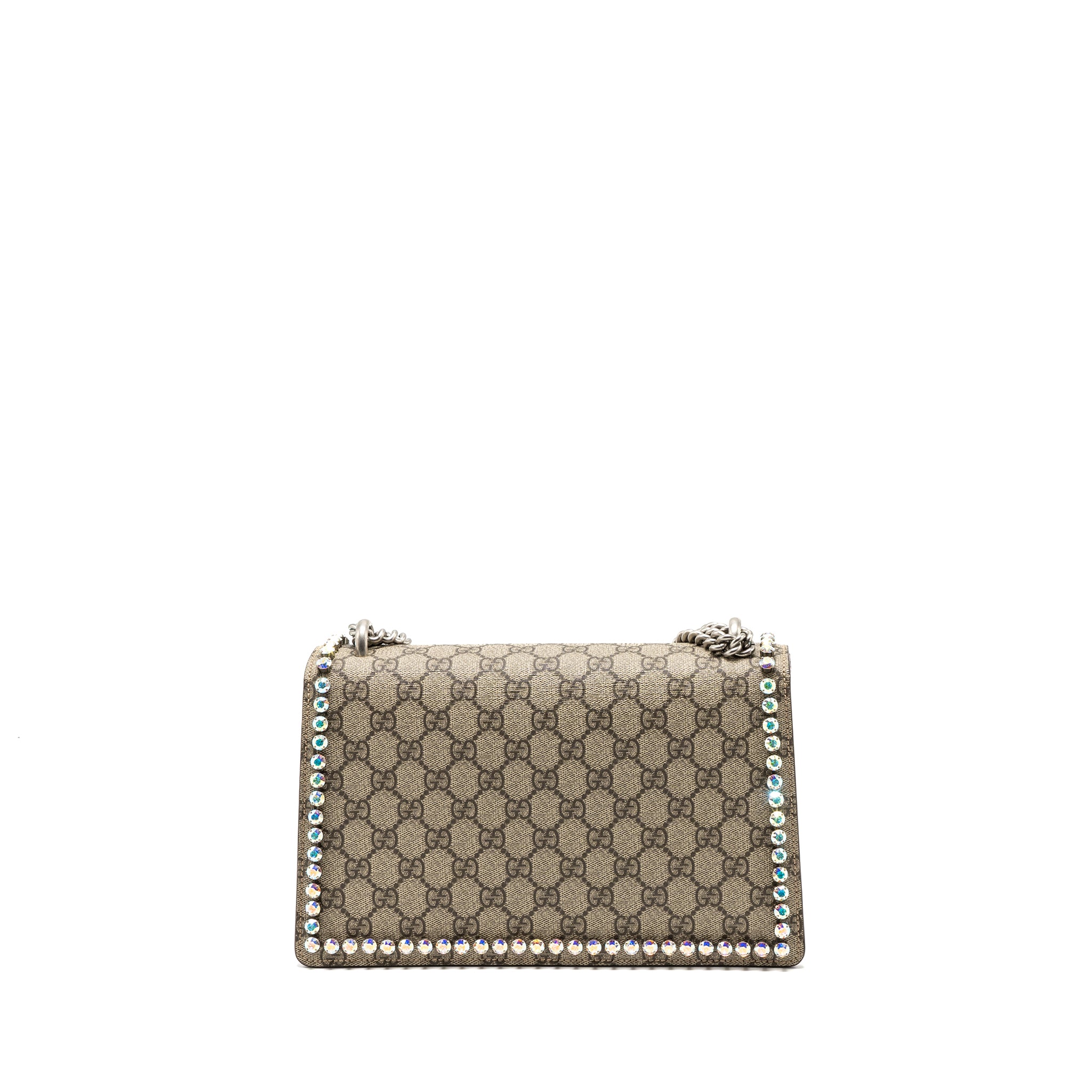 Gucci Dionysus Shoulder Bag GG Supreme Canvas/Suede Pink/Brown Limited Edition SHW - Image 2