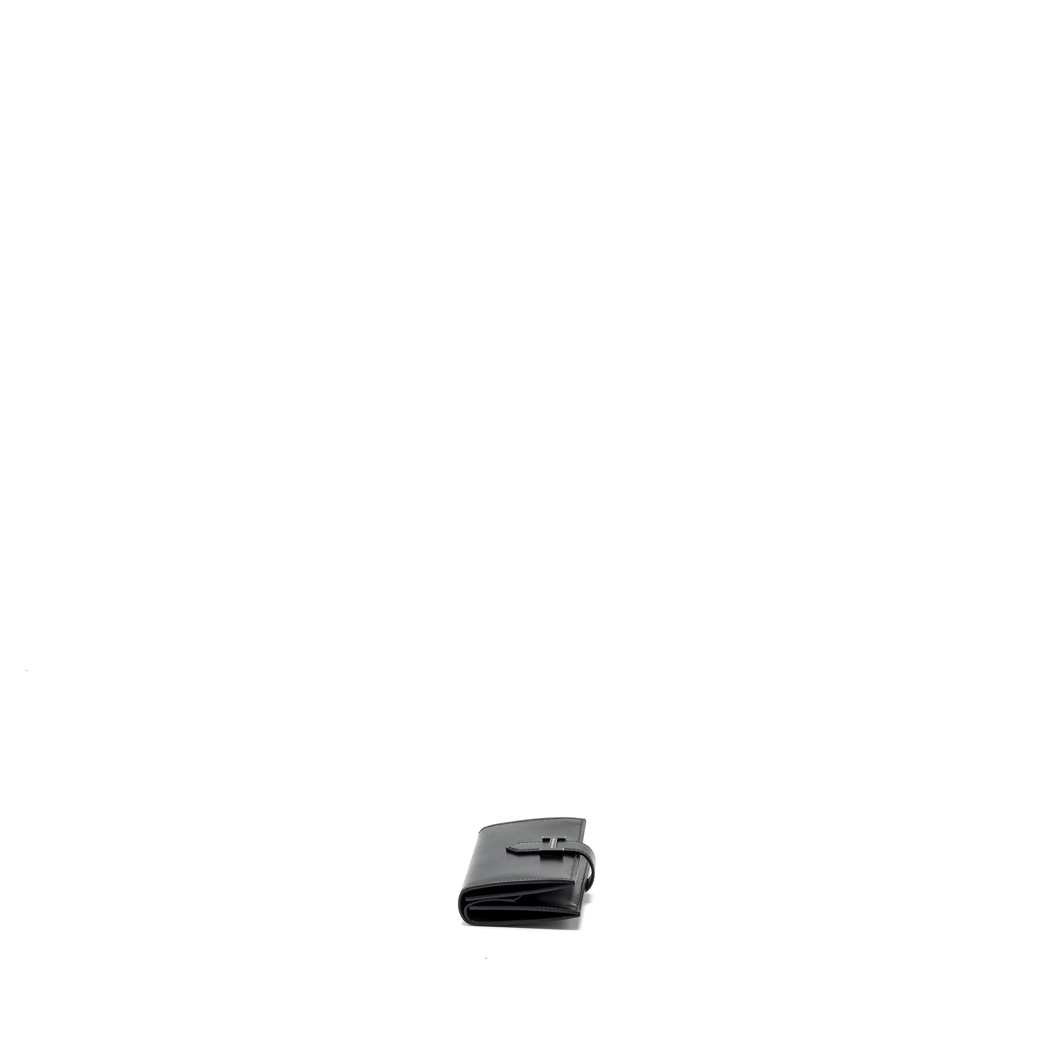 Hermes Bearn Mini Wallet Box Calfskin So Black Stamp B - Image 3