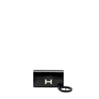 Hermes Constance to go Box Calfskin Black SHW Stamp B
