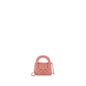 Chanel 23k Nano Shopping Tote Calfskin Pink GHW(Microchip)