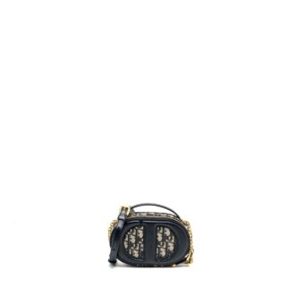 Dior CD Signature Oval Camera Vag dior oblique jacquard blue GHW